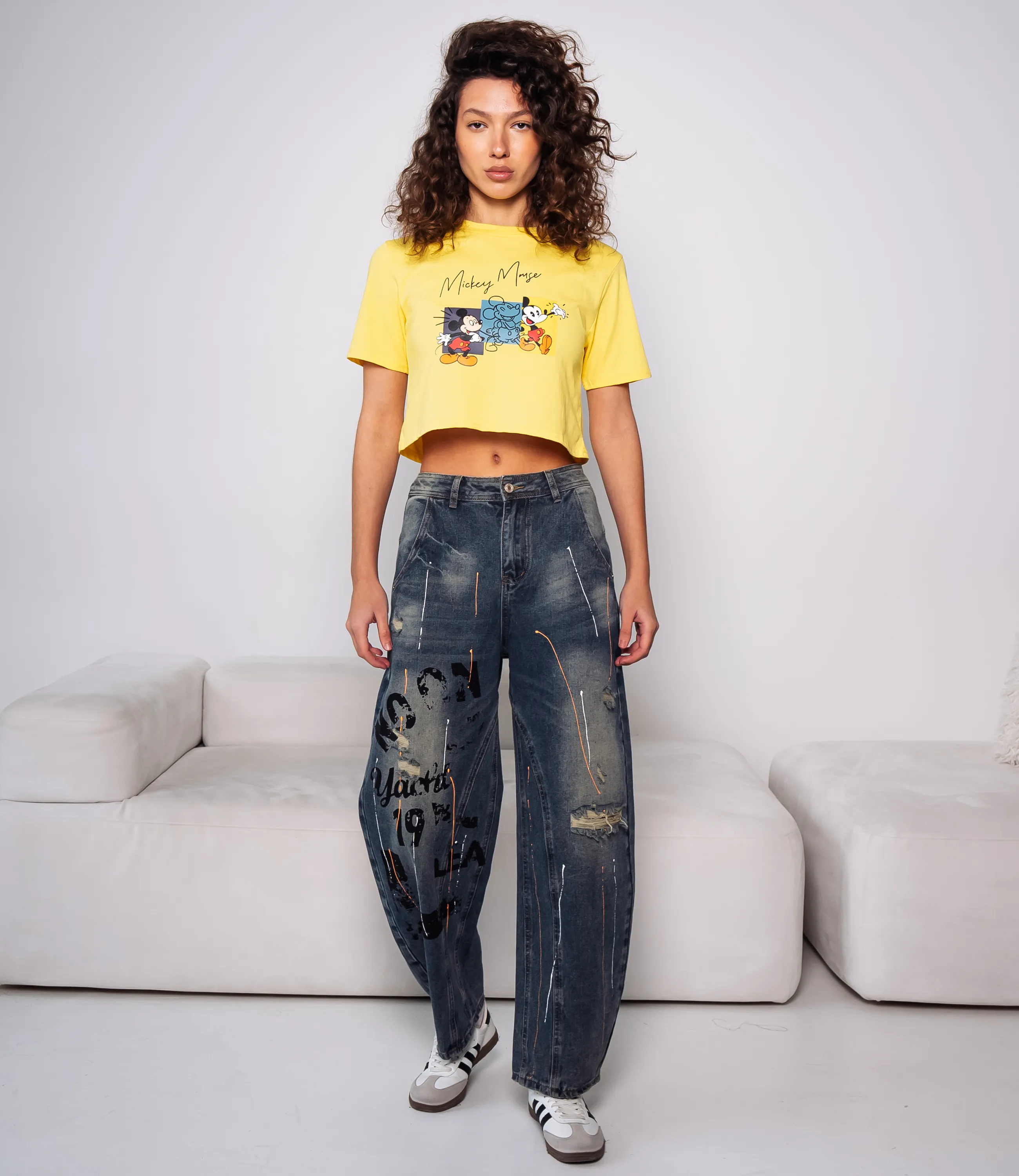 Футболка #КТ88813, жёлтый - фото 4