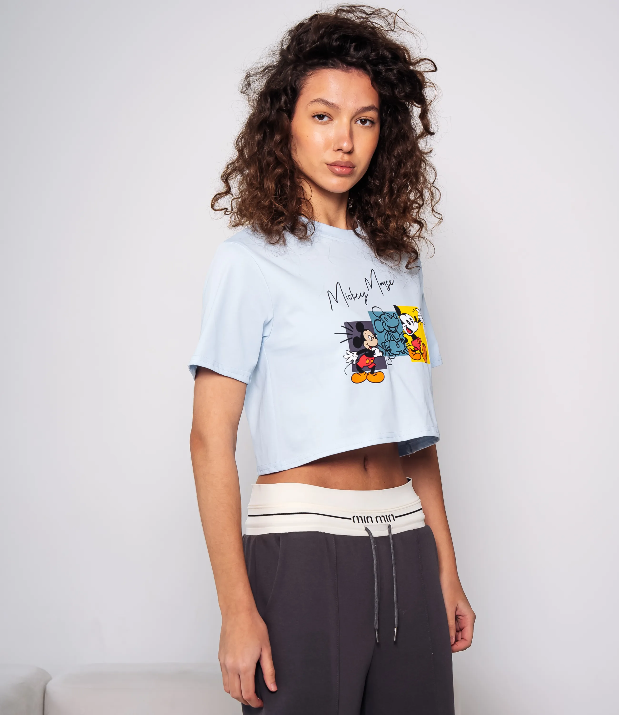 Футболка #КТ88813, голубой - фото 2