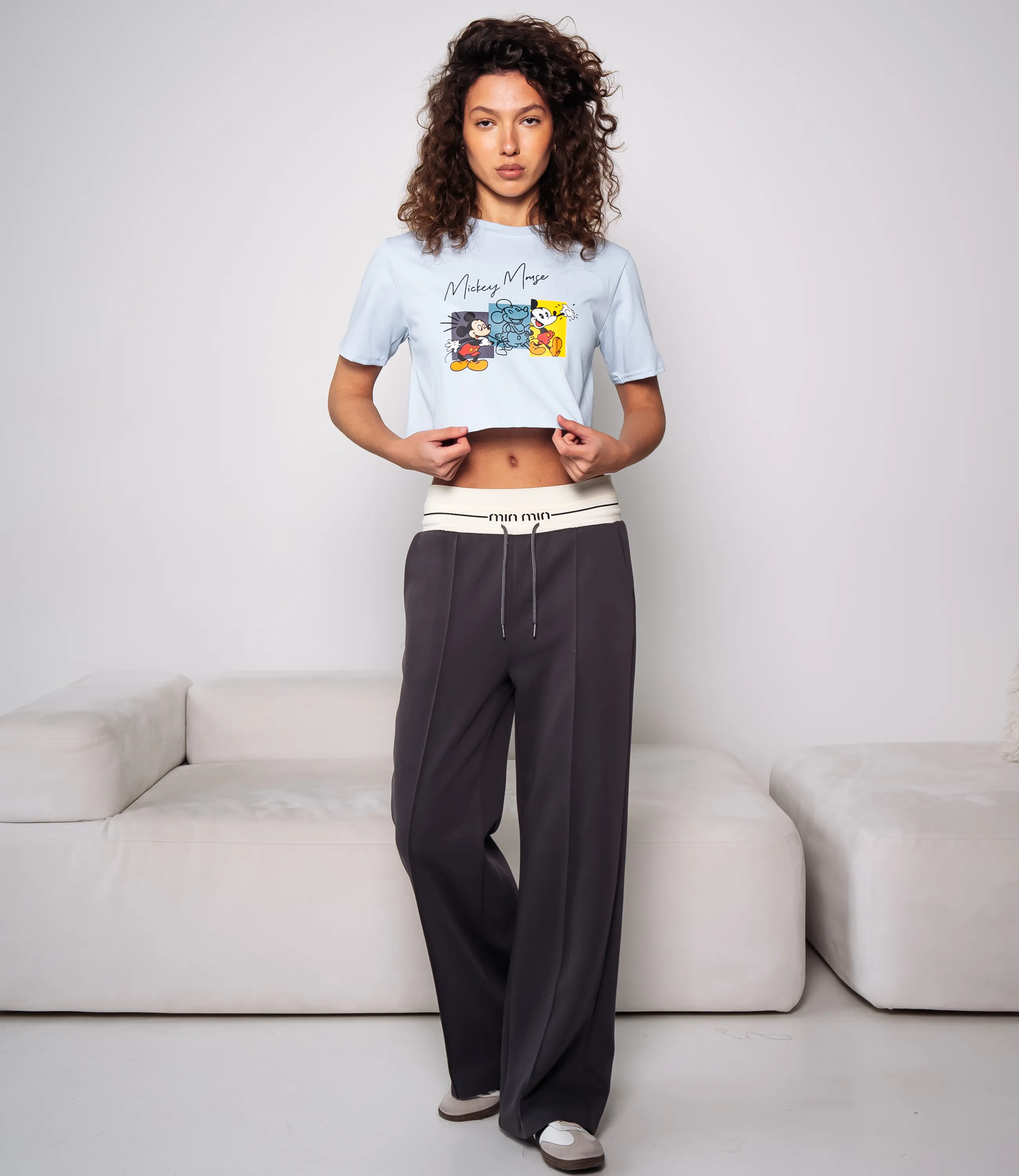 Футболка #КТ88813, голубой - фото 4