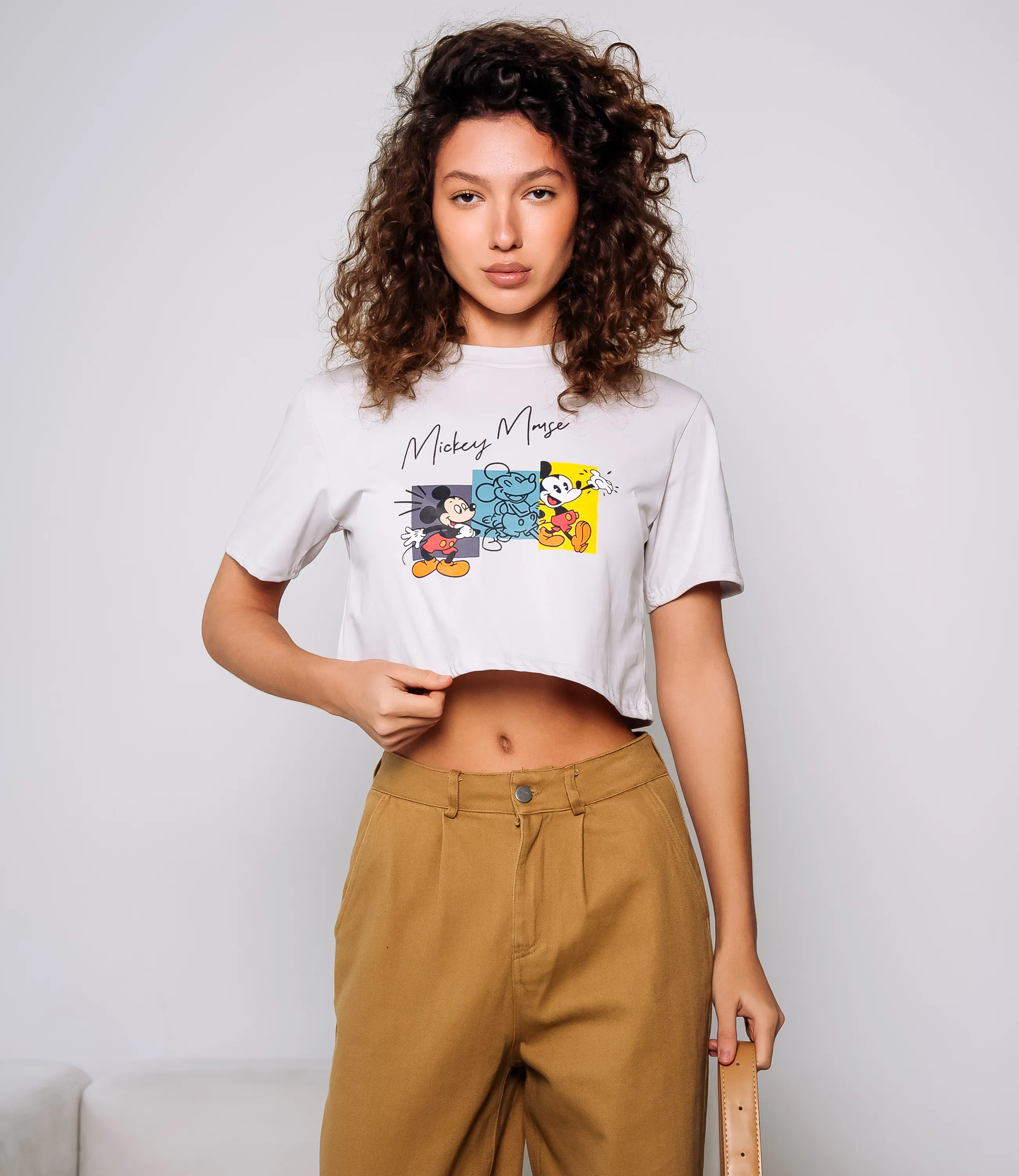 Футболка #КТ88813, светло-серый - фото 1