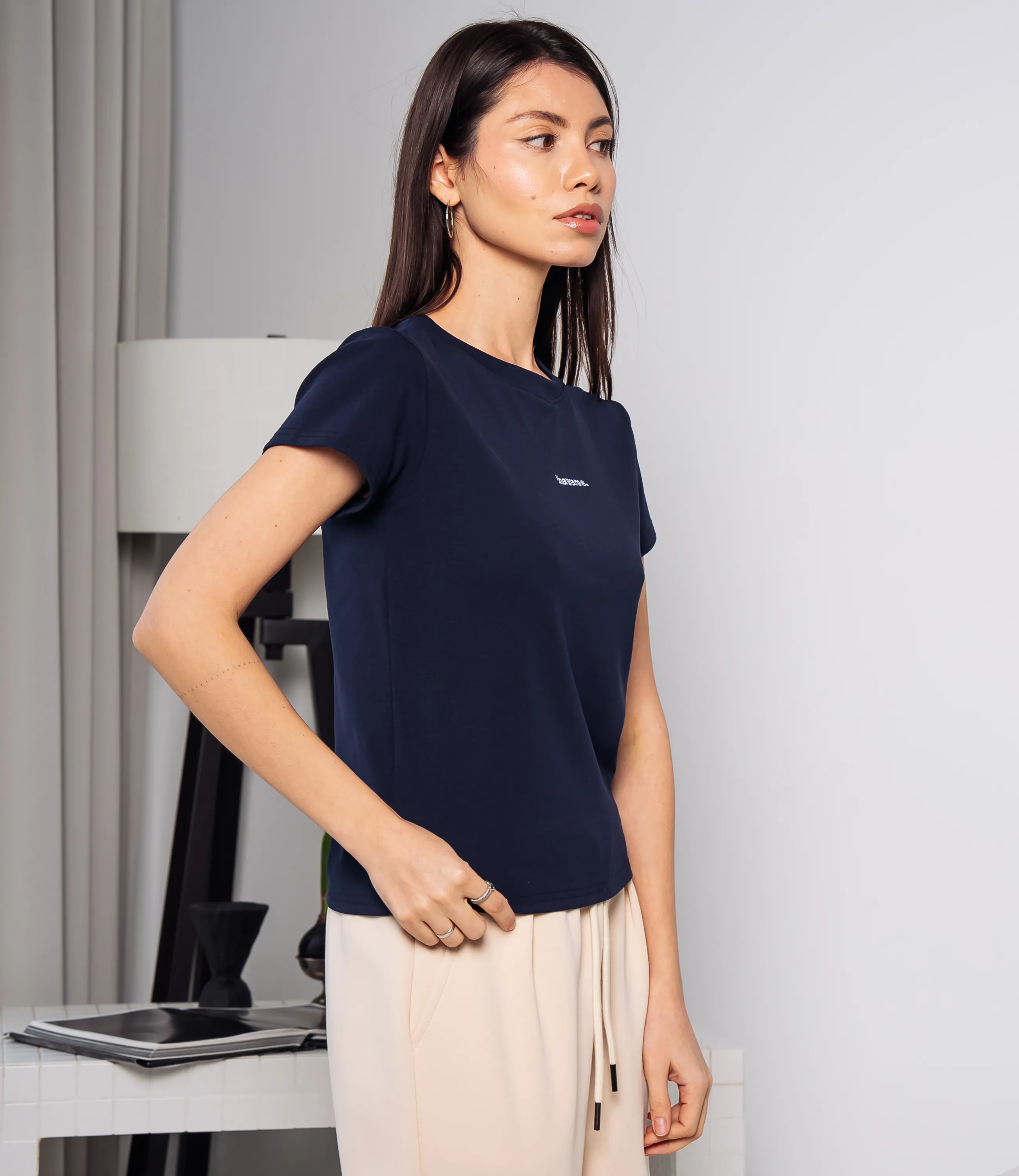 Футболка #КТ250362, тёмно-синий - фото 2