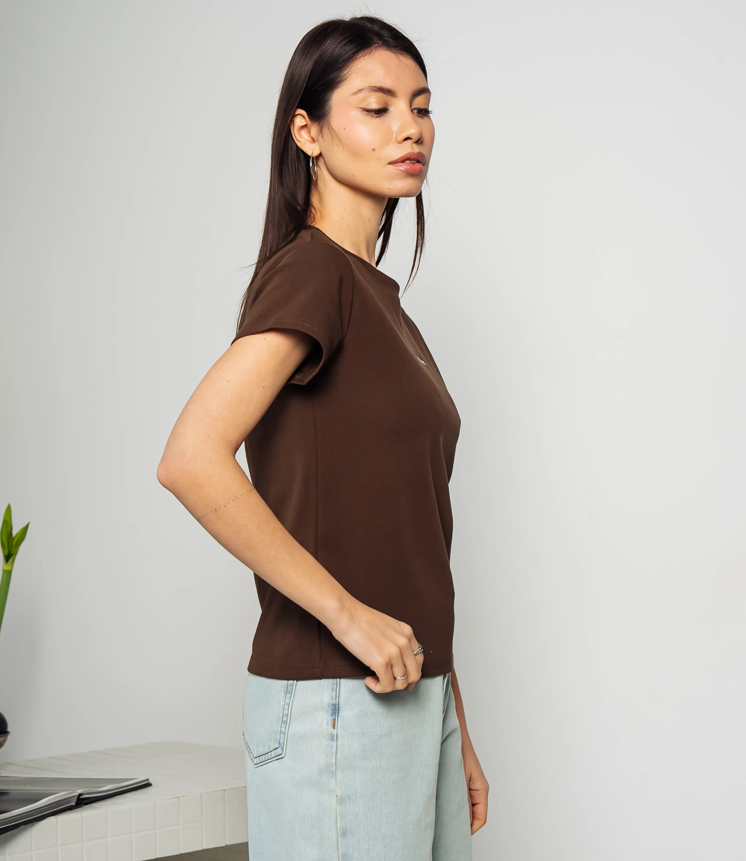 Футболка #КТ250362, тёмный хаки - фото 2