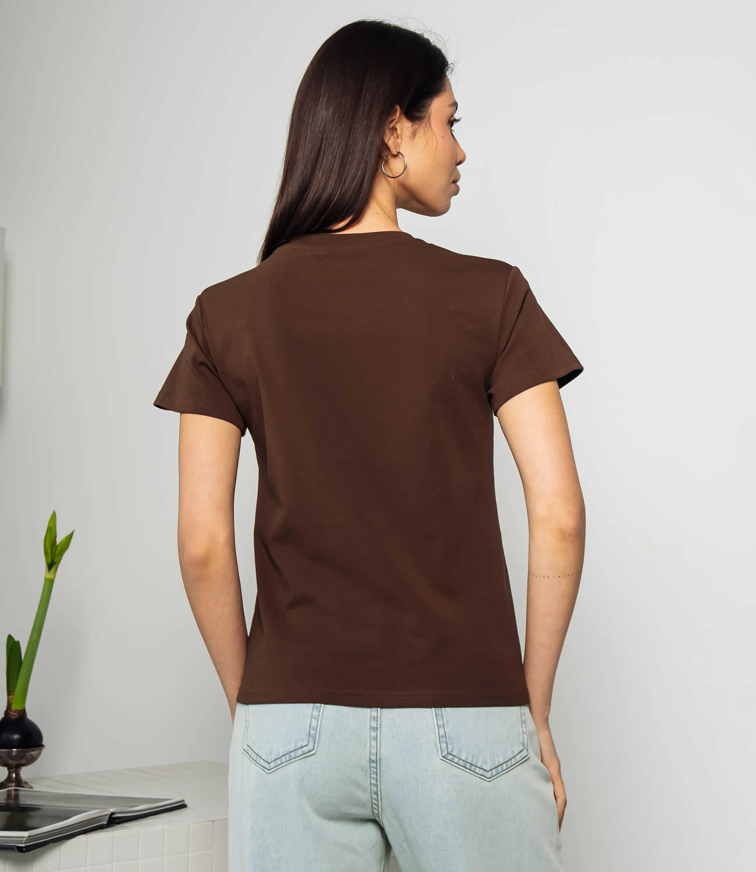 Футболка #КТ250362, тёмный хаки - фото 3