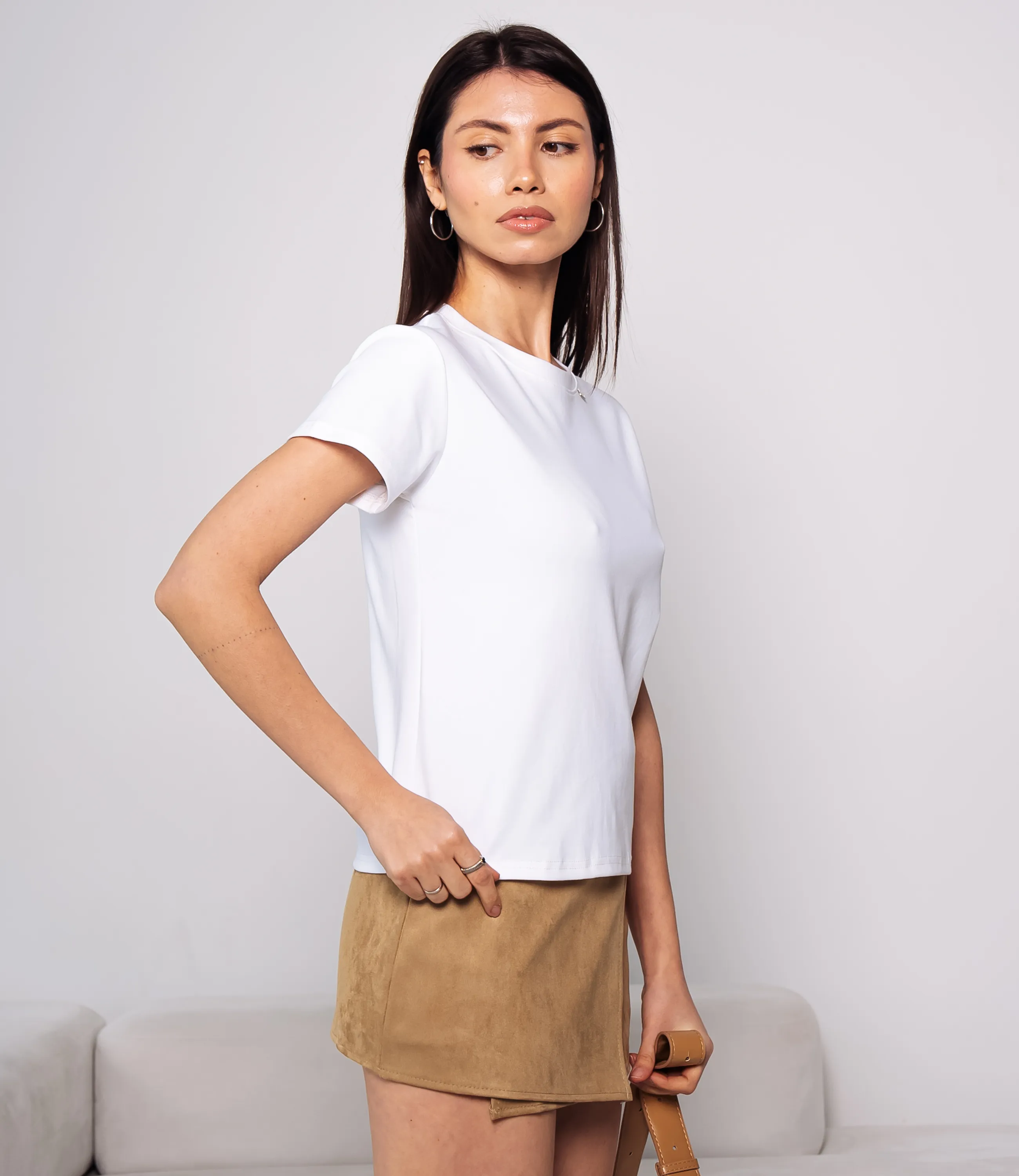 Футболка #КТ250360, молочный - фото 2