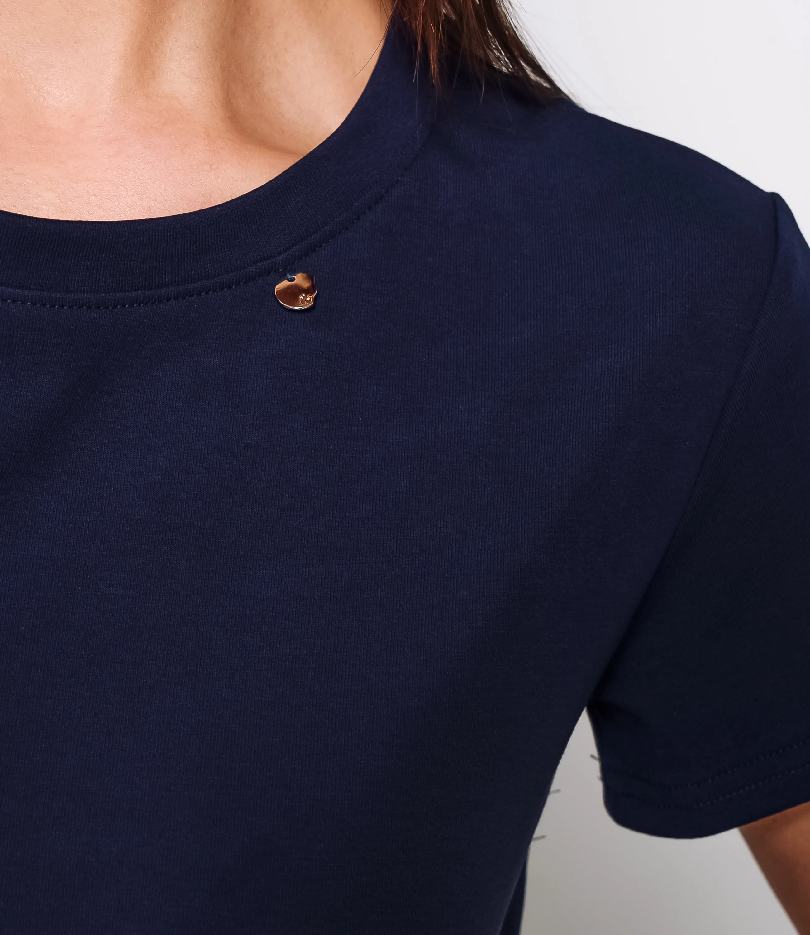 Футболка #КТ250360, тёмно-синий - фото 5