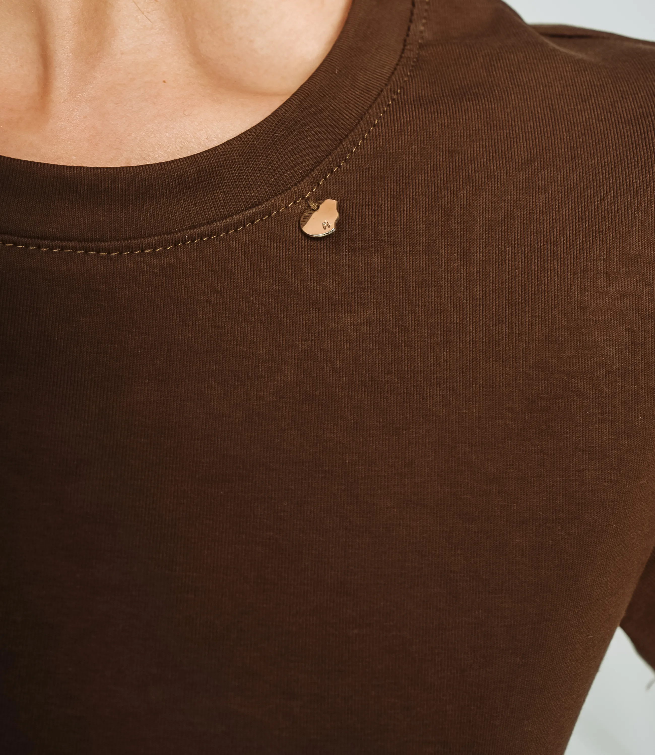 Футболка #КТ250360, тёмный хаки - фото 5