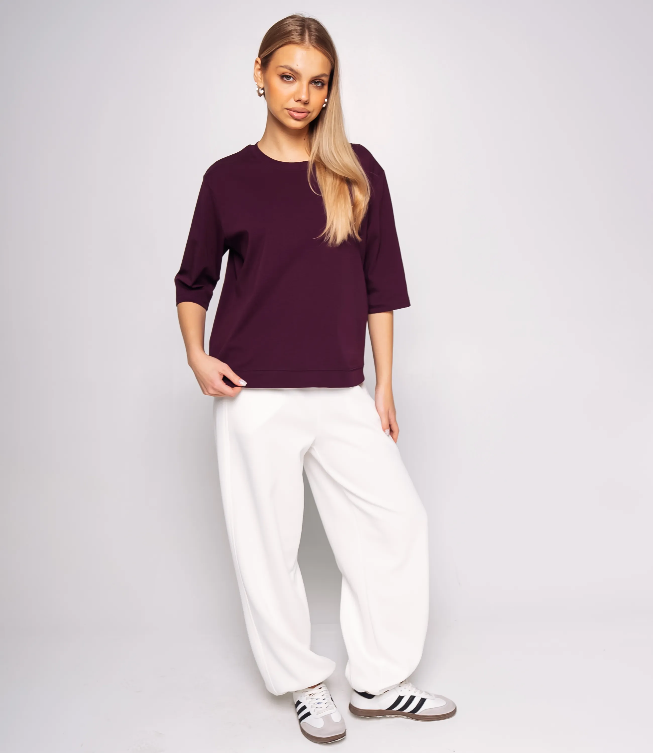 Футболка #КТ0467-51, фиолетовый - фото 4