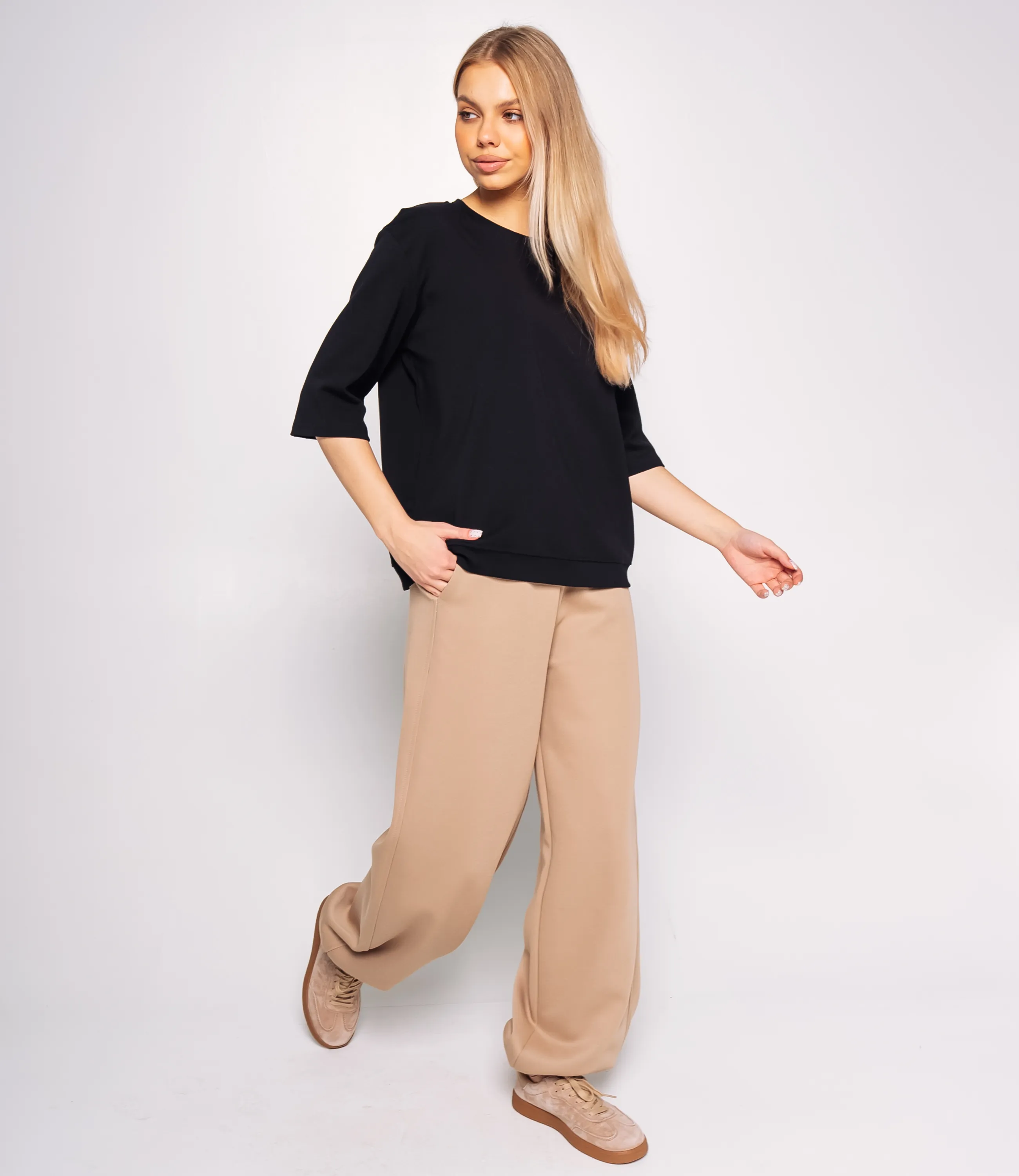 Футболка #КТ0467-51, чёрный - фото 4