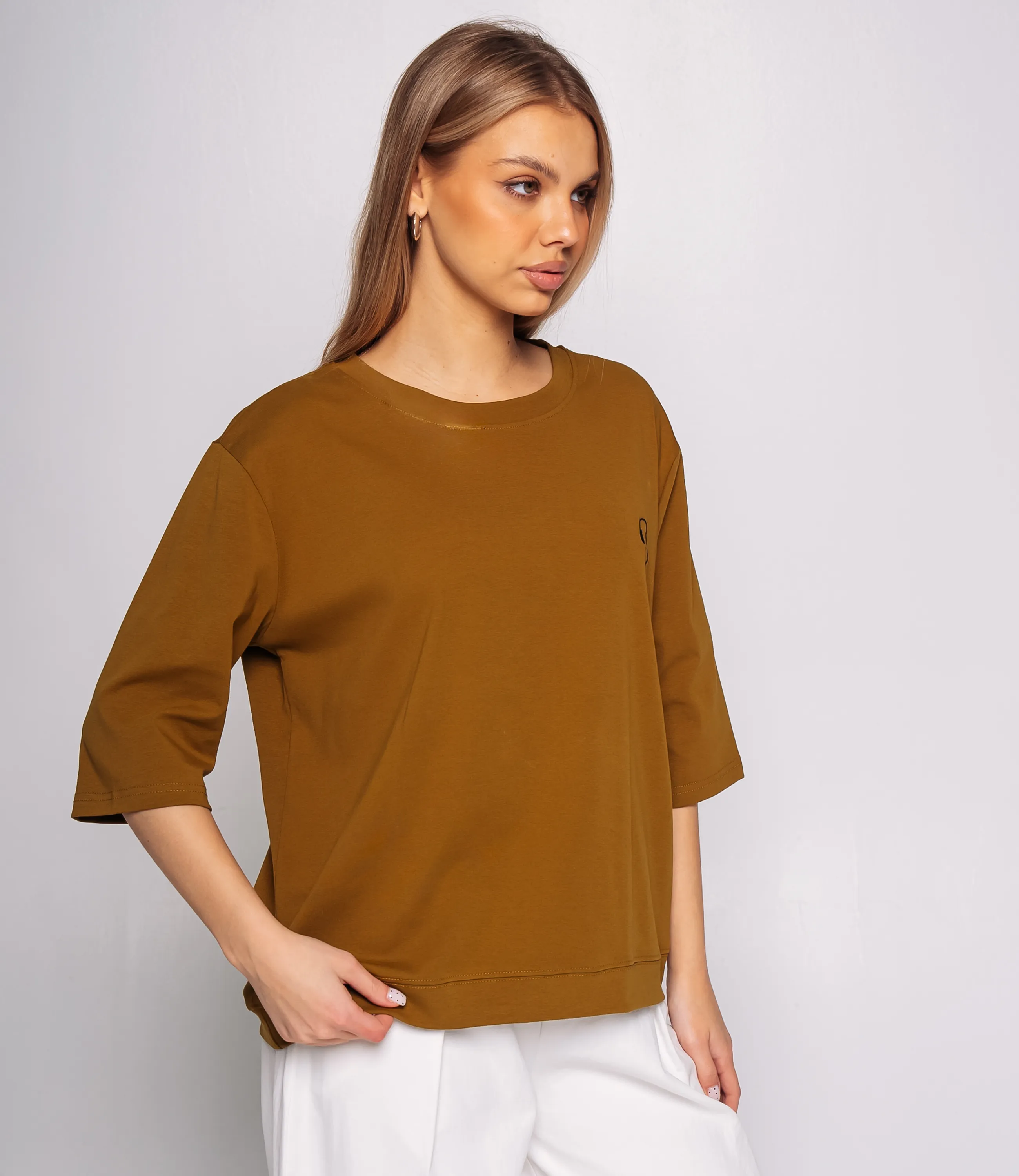 Футболка #КТ0467-51, хаки - фото 2