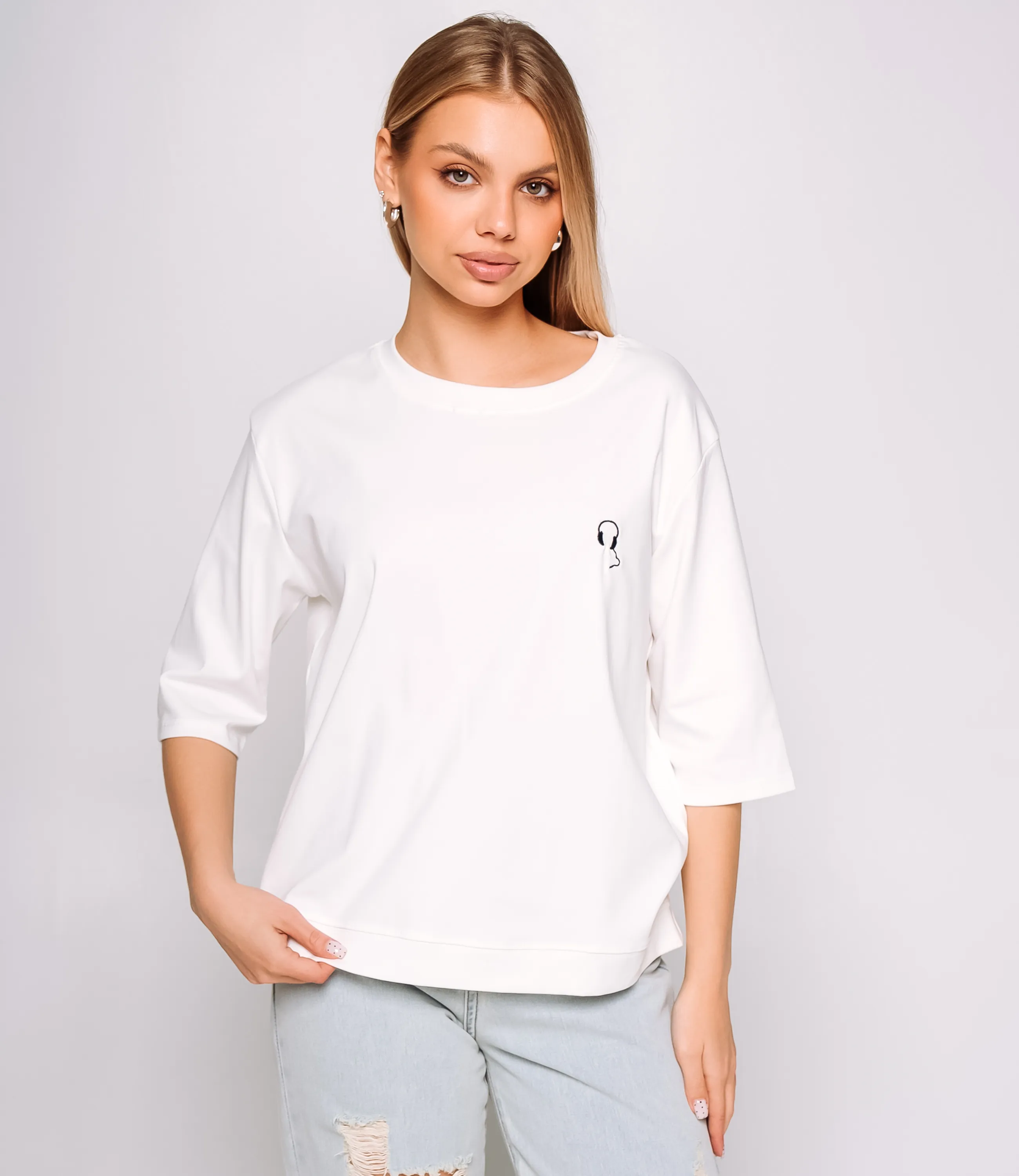 Футболка #КТ0467-51, белый - фото 1