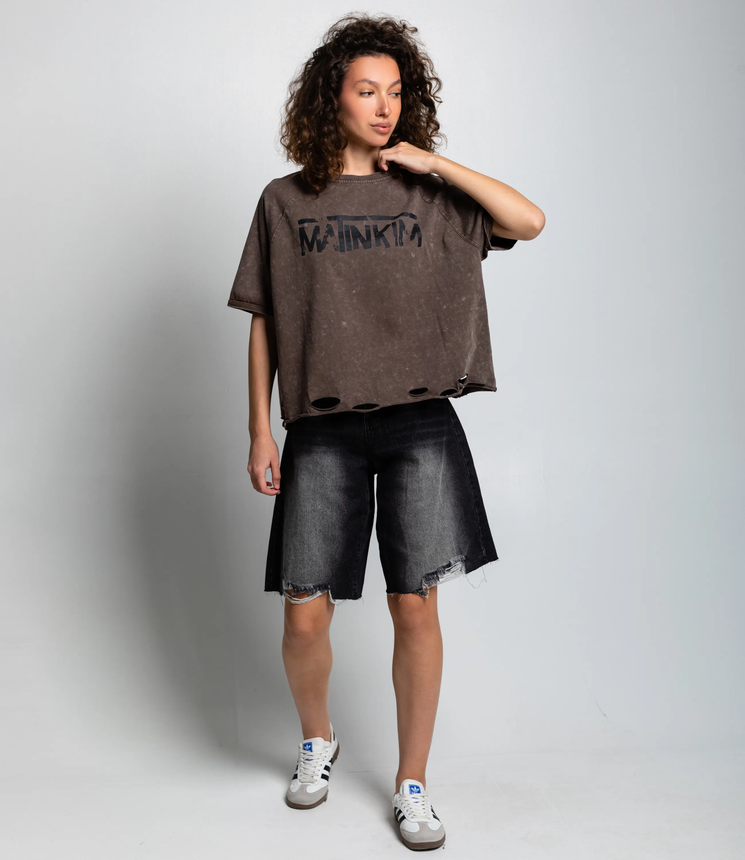 Футболка #КТ01537, коричневый - фото 4