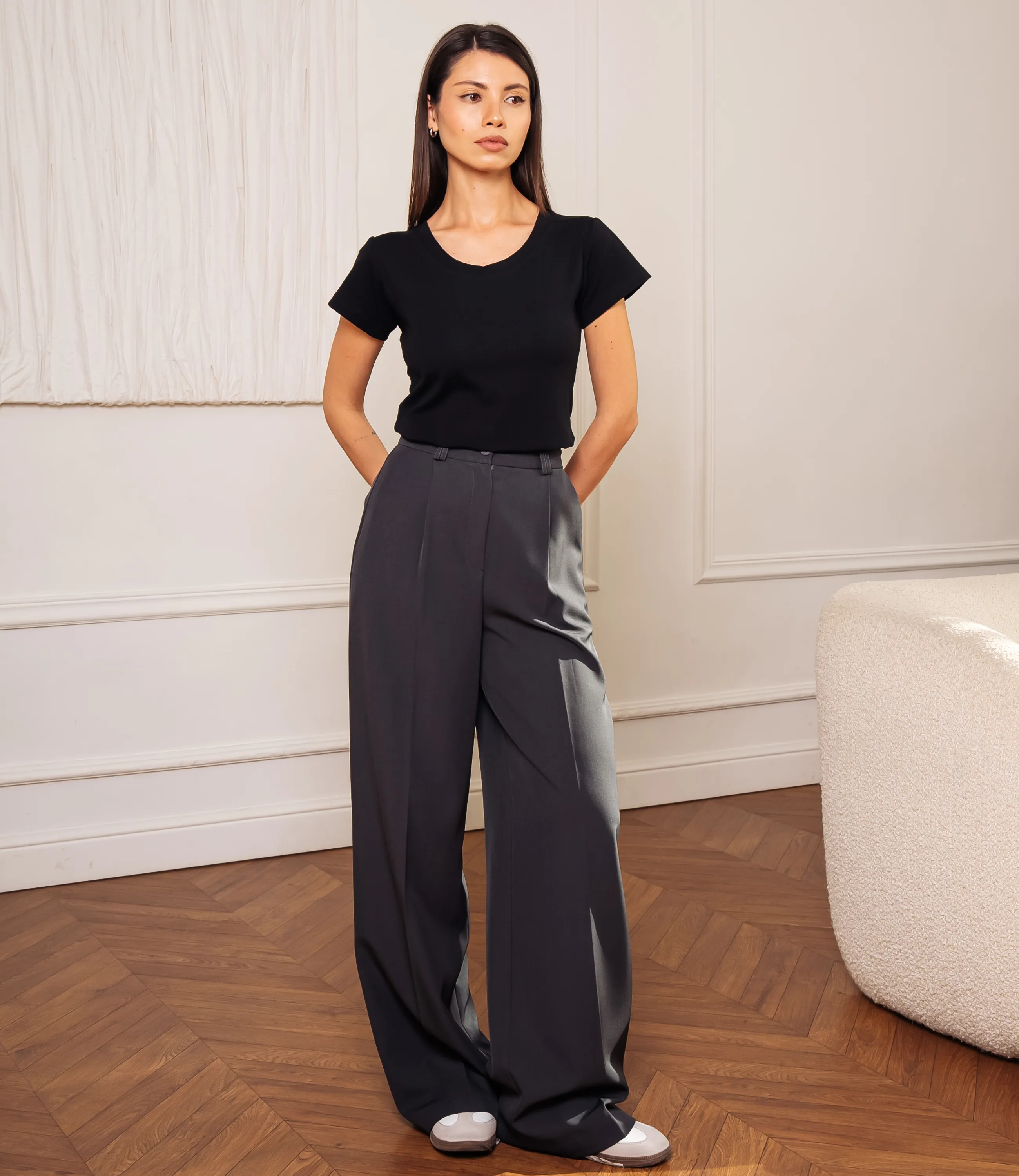 Футболка #ОКТ075003, чёрный - фото 4