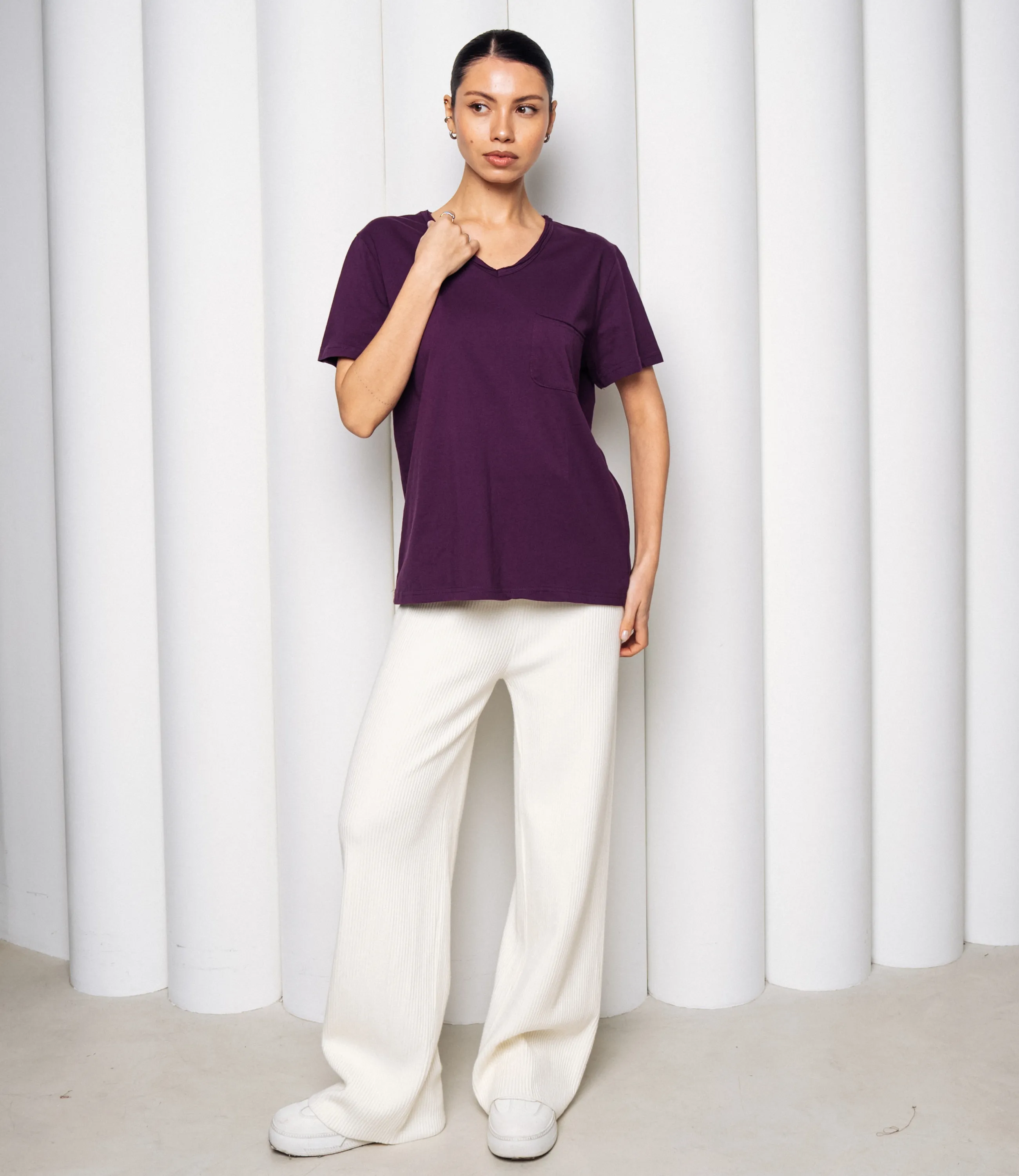 Футболка #КТ899 (2), фиолетовый - фото 4