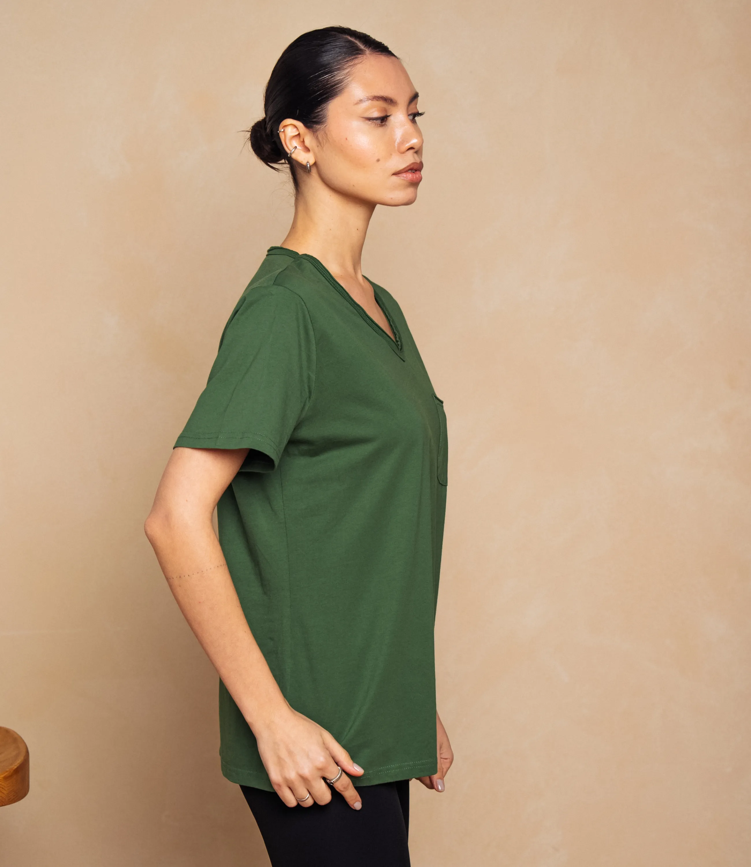 Футболка #КТ899 (2), зелёный - фото 2