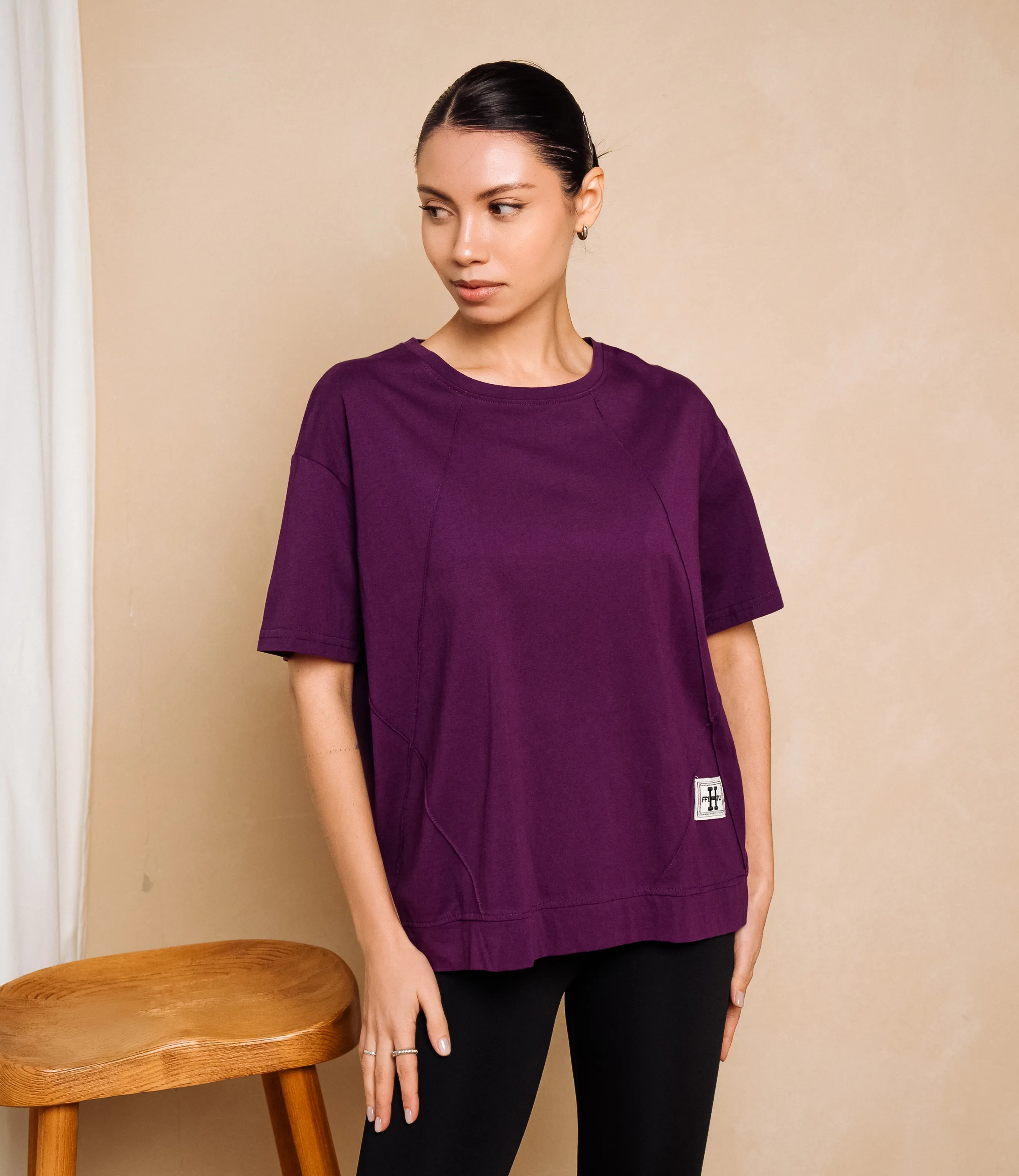 Футболка #КТ1062 (2), фиолетовый - фото 1