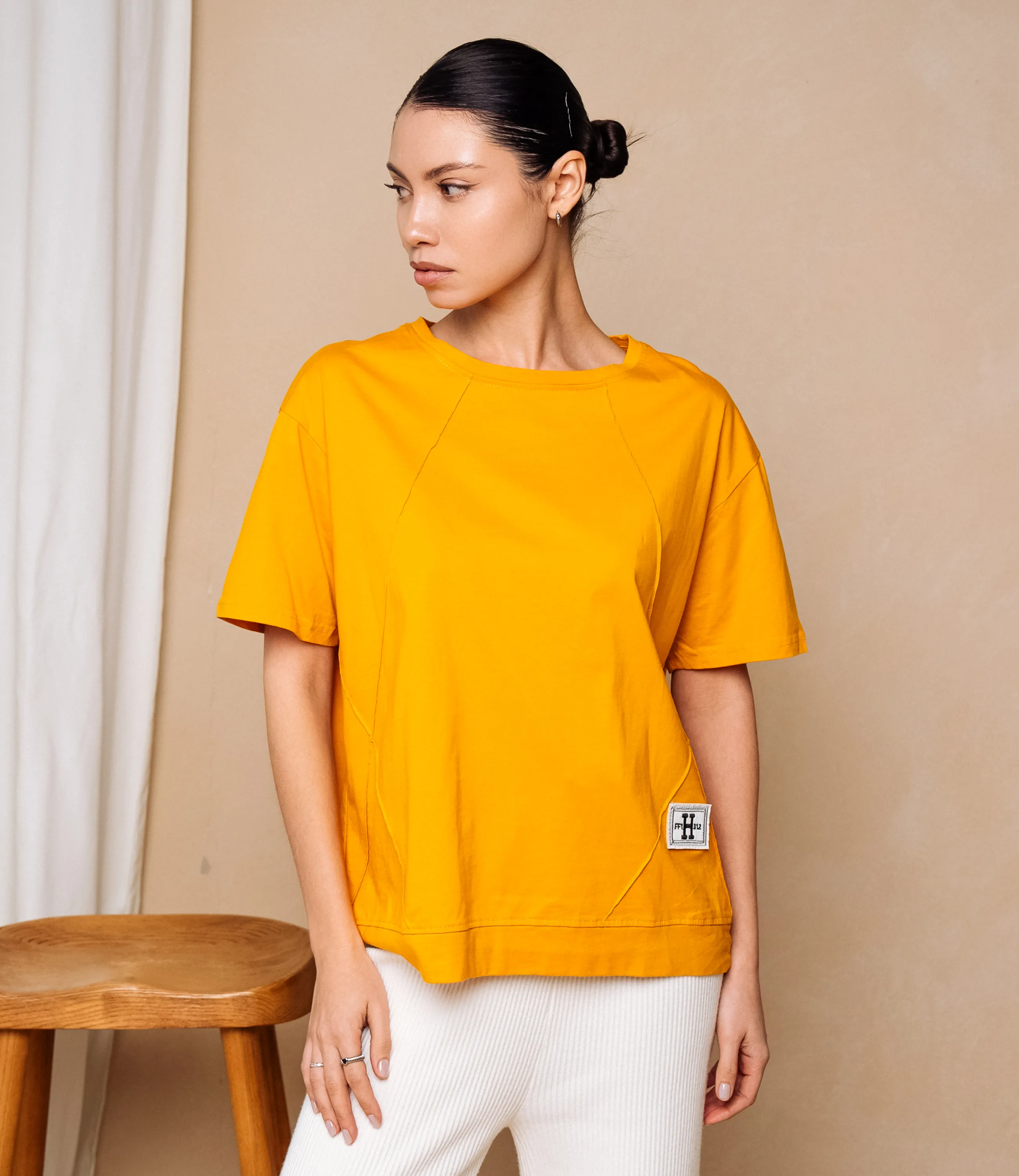 Футболка #КТ1062 (2), оранжевый - фото 1