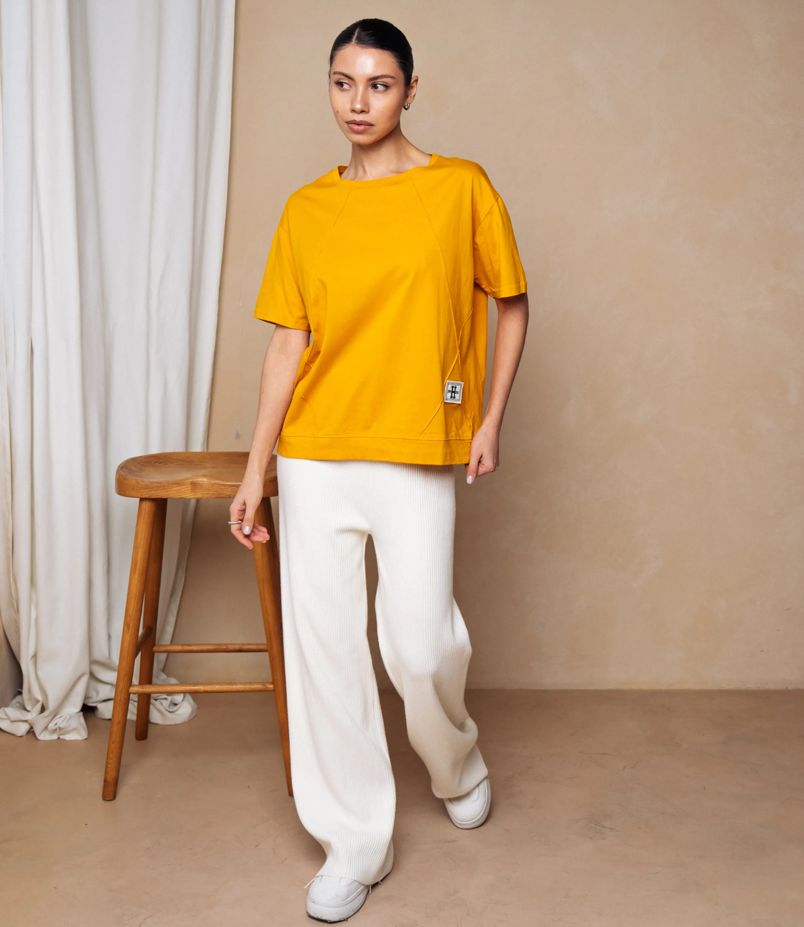 Футболка #КТ1062 (2), оранжевый - фото 4