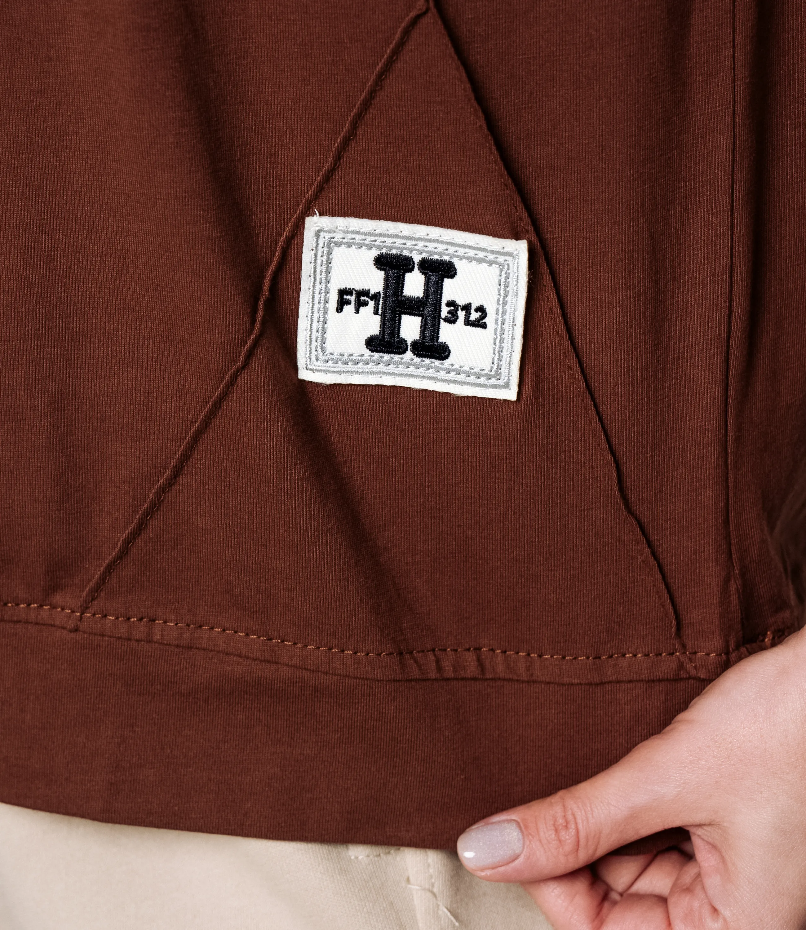 Футболка #КТ1062 (2), коричневый - фото 5