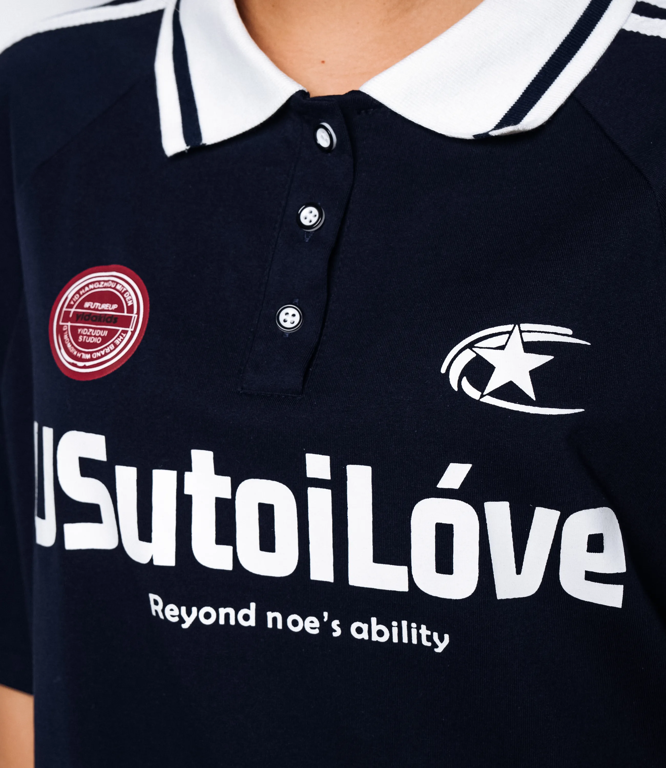 Футболка #КТ1716, тёмно-синий - фото 5