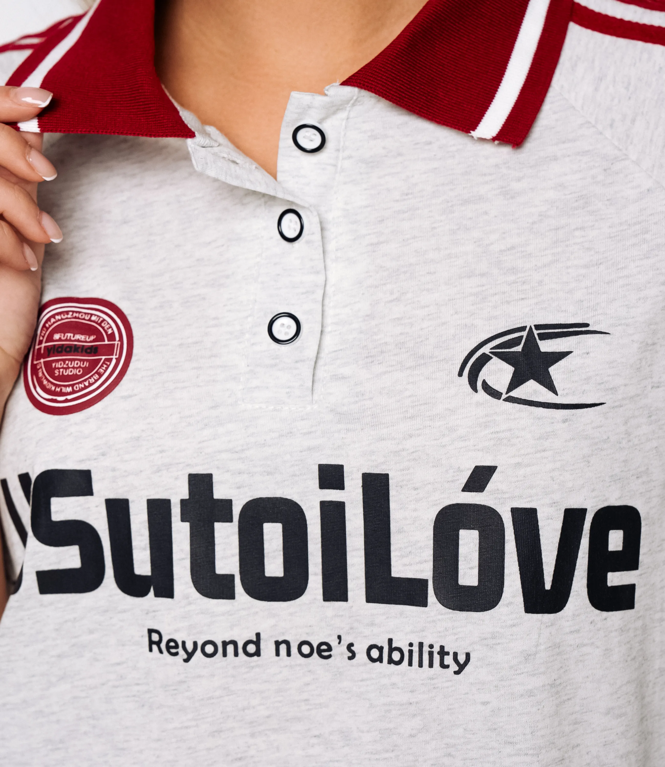 Футболка #КТ1716, светло-серый меланж - фото 5