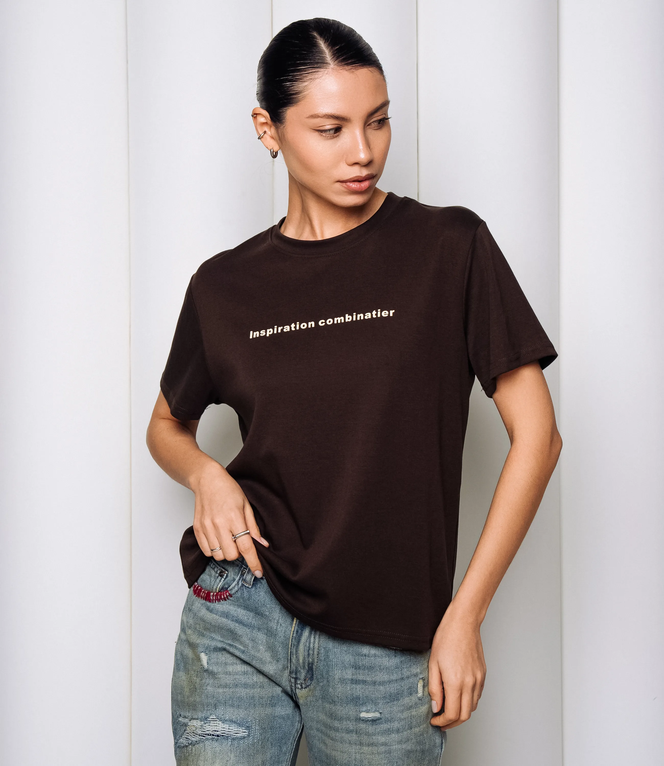 Футболка #КТ2021 (1), шоколадный - фото 1