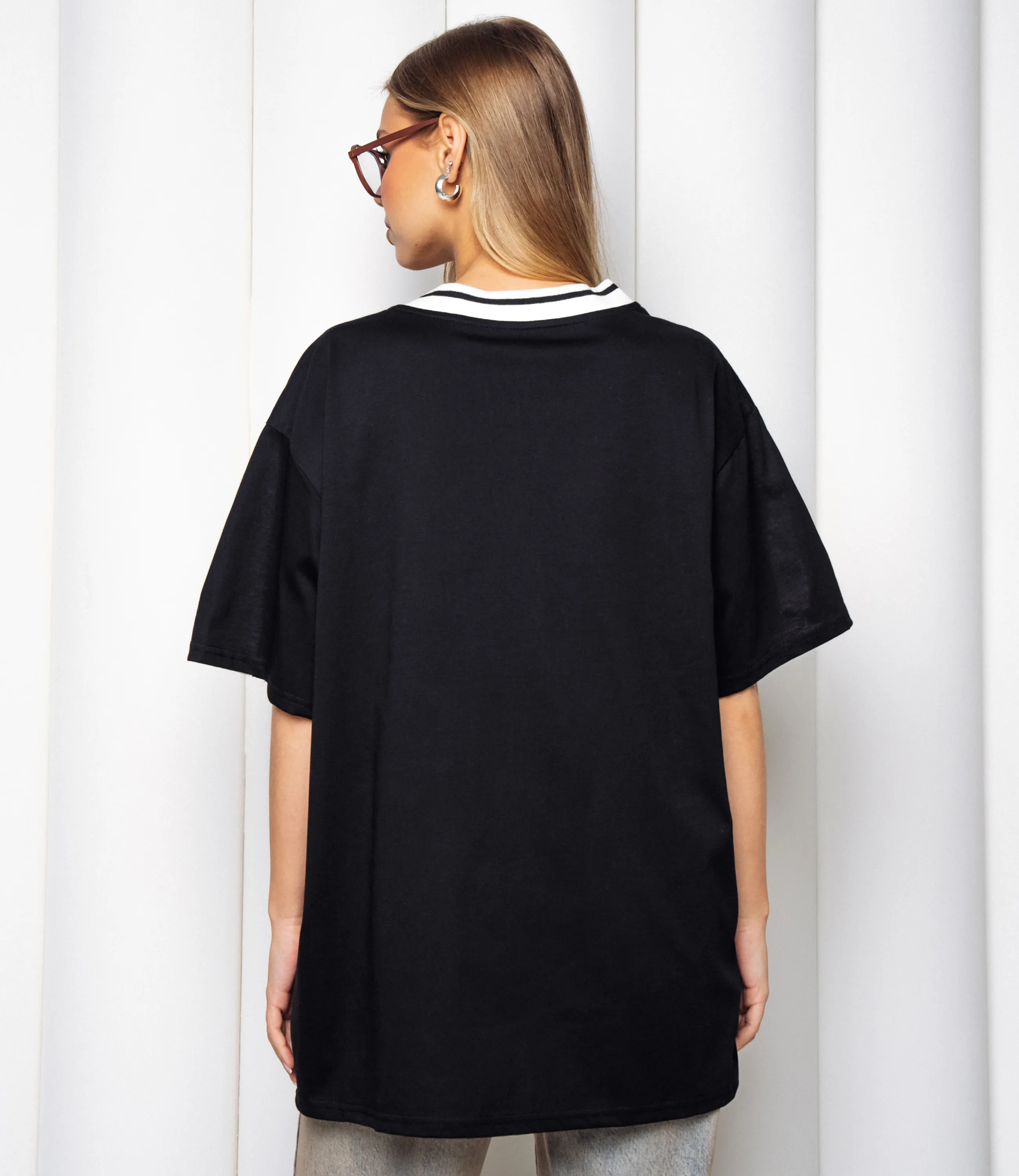 Футболка #КТ1715, чёрный - фото 3