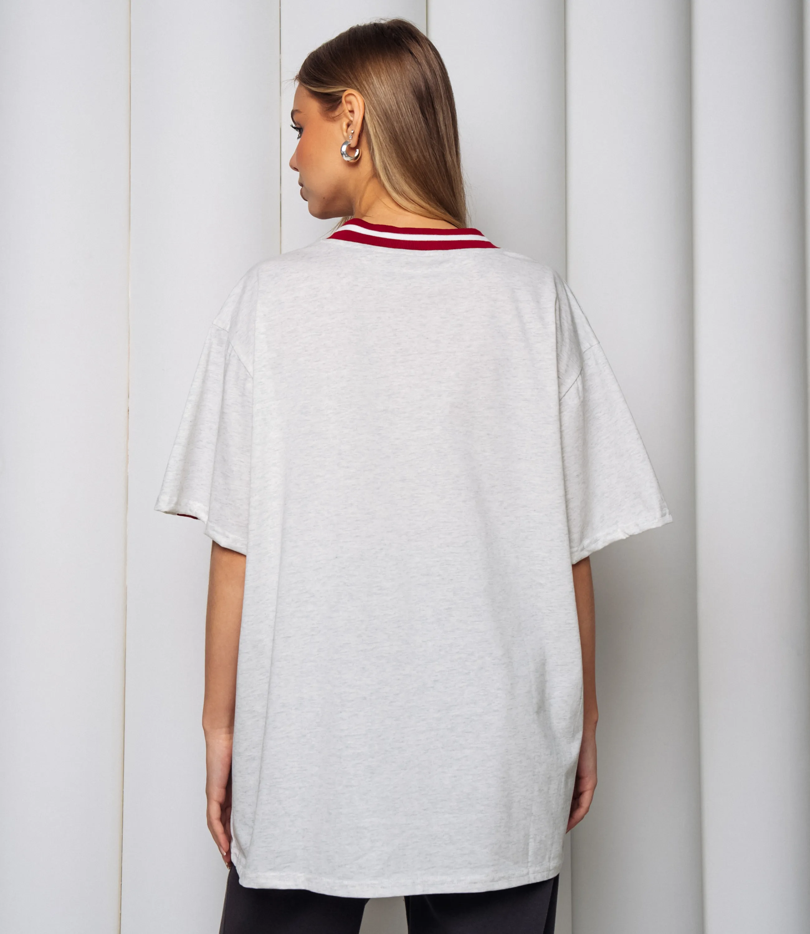 Футболка #КТ1715, светло-серый меланж - фото 3