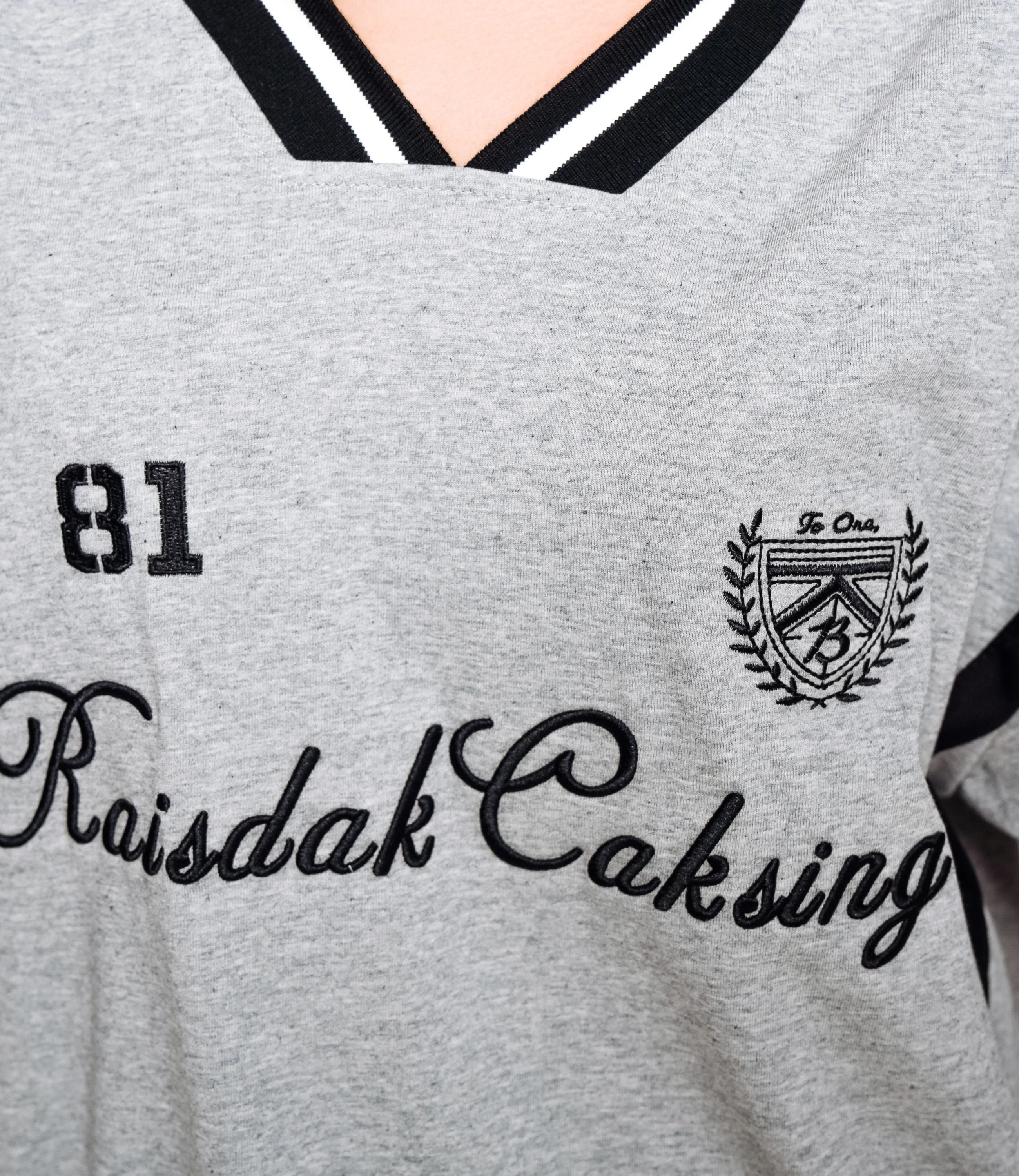 Футболка #КТ1715, серый меланж - фото 5