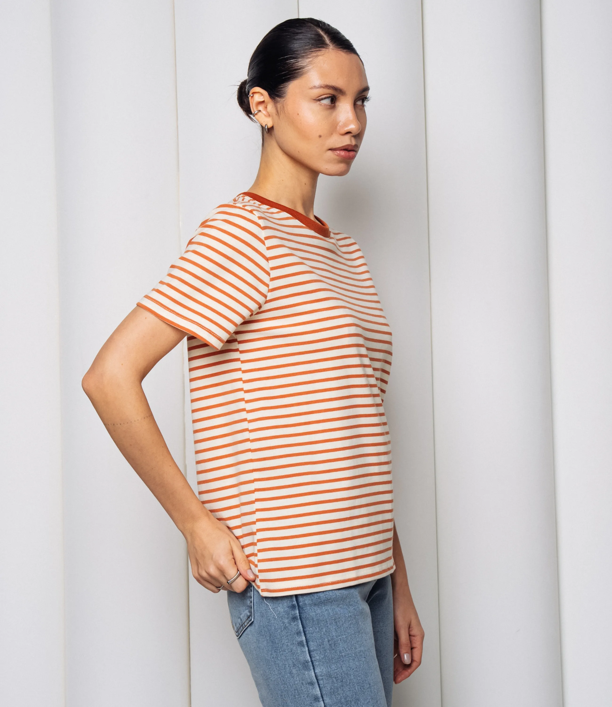 Футболка #КТ8355, терракотовый - фото 2