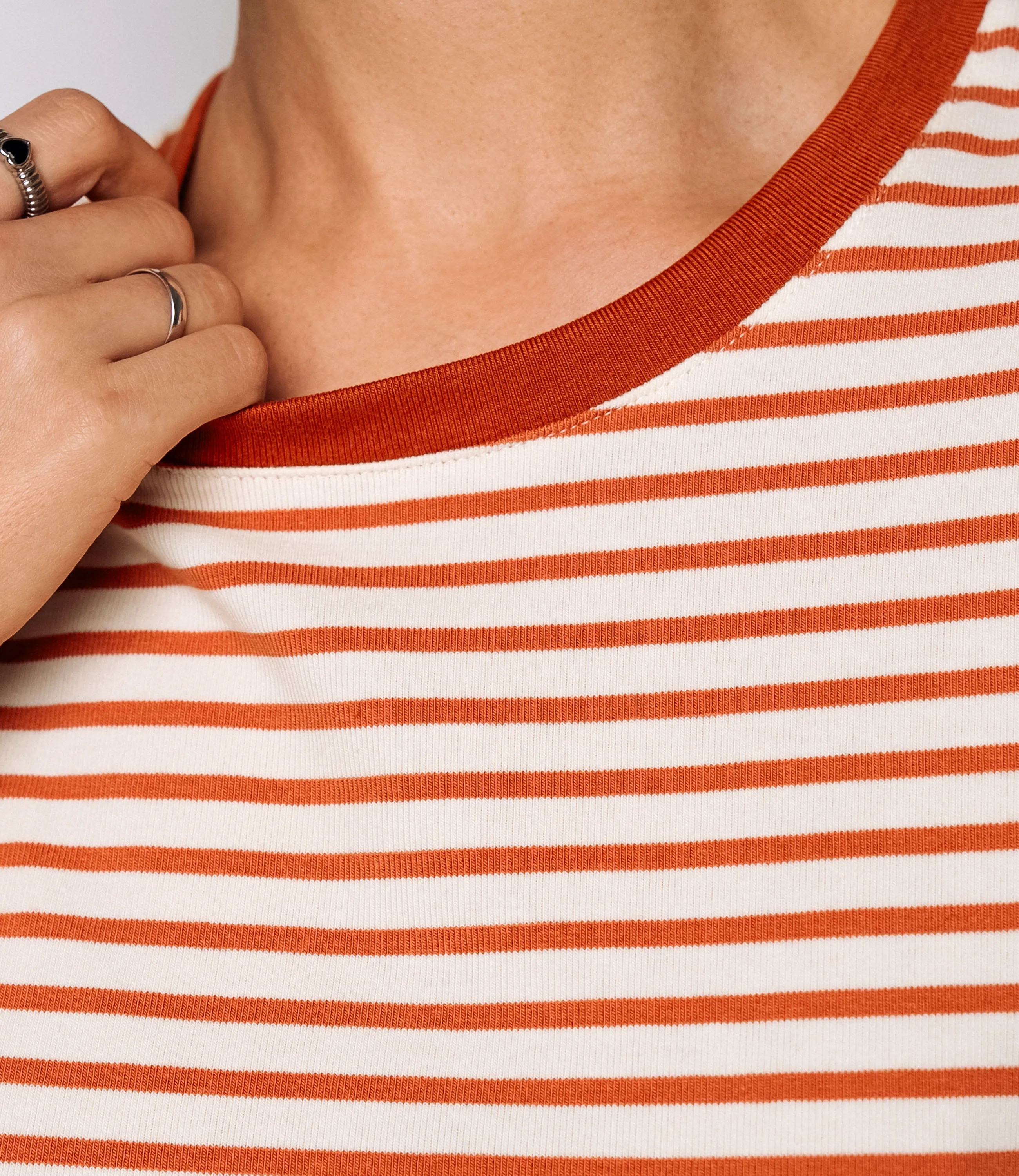 Футболка #КТ8355, терракотовый - фото 5