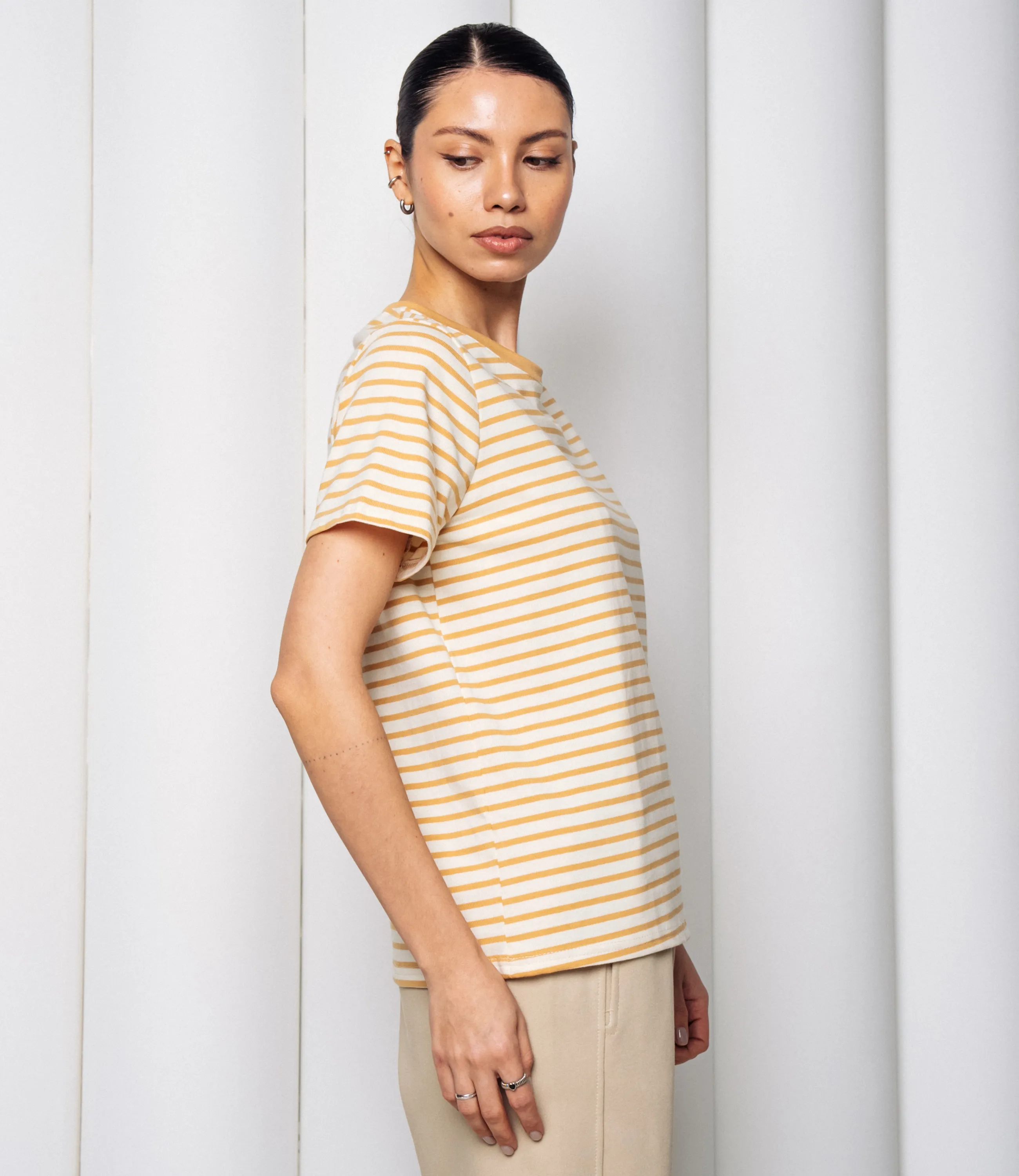 Футболка #КТ8355, карамель - фото 2