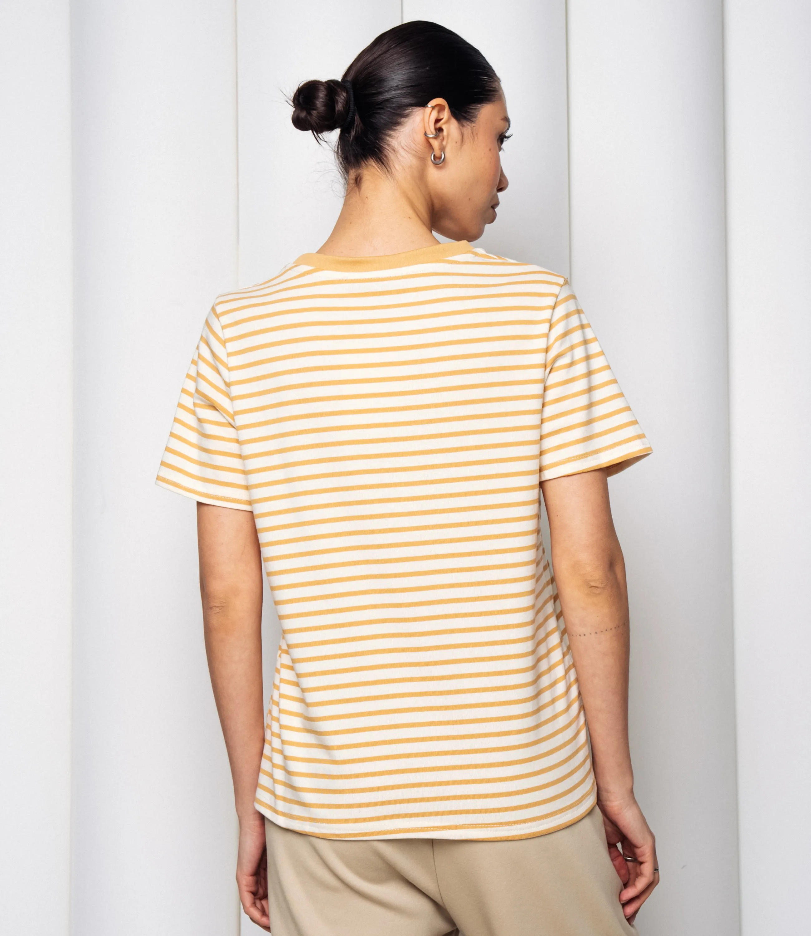 Футболка #КТ8355, карамель - фото 3