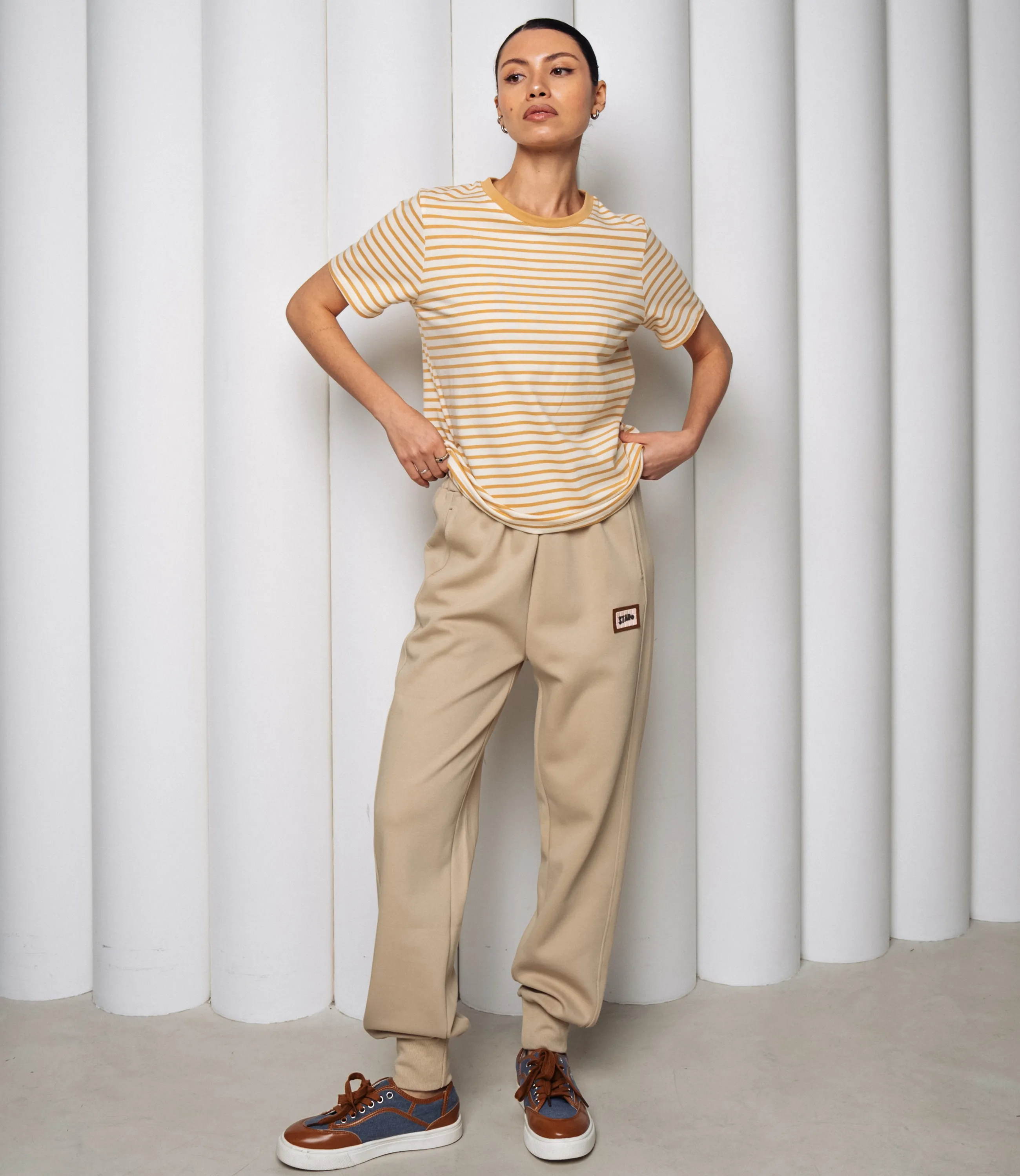 Футболка #КТ8355, карамель - фото 4