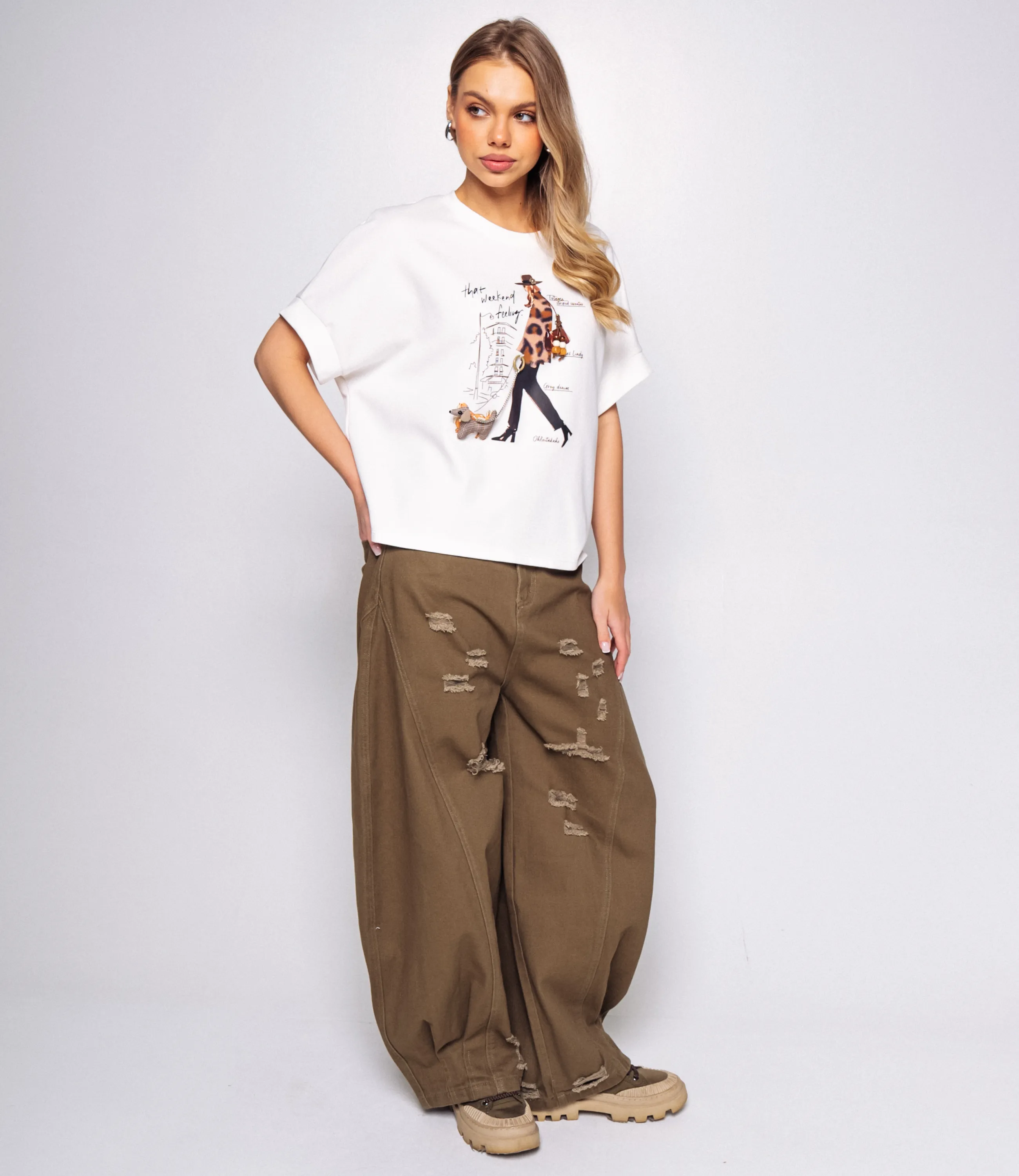 Футболка #КТ1907 (1), белый - фото 4