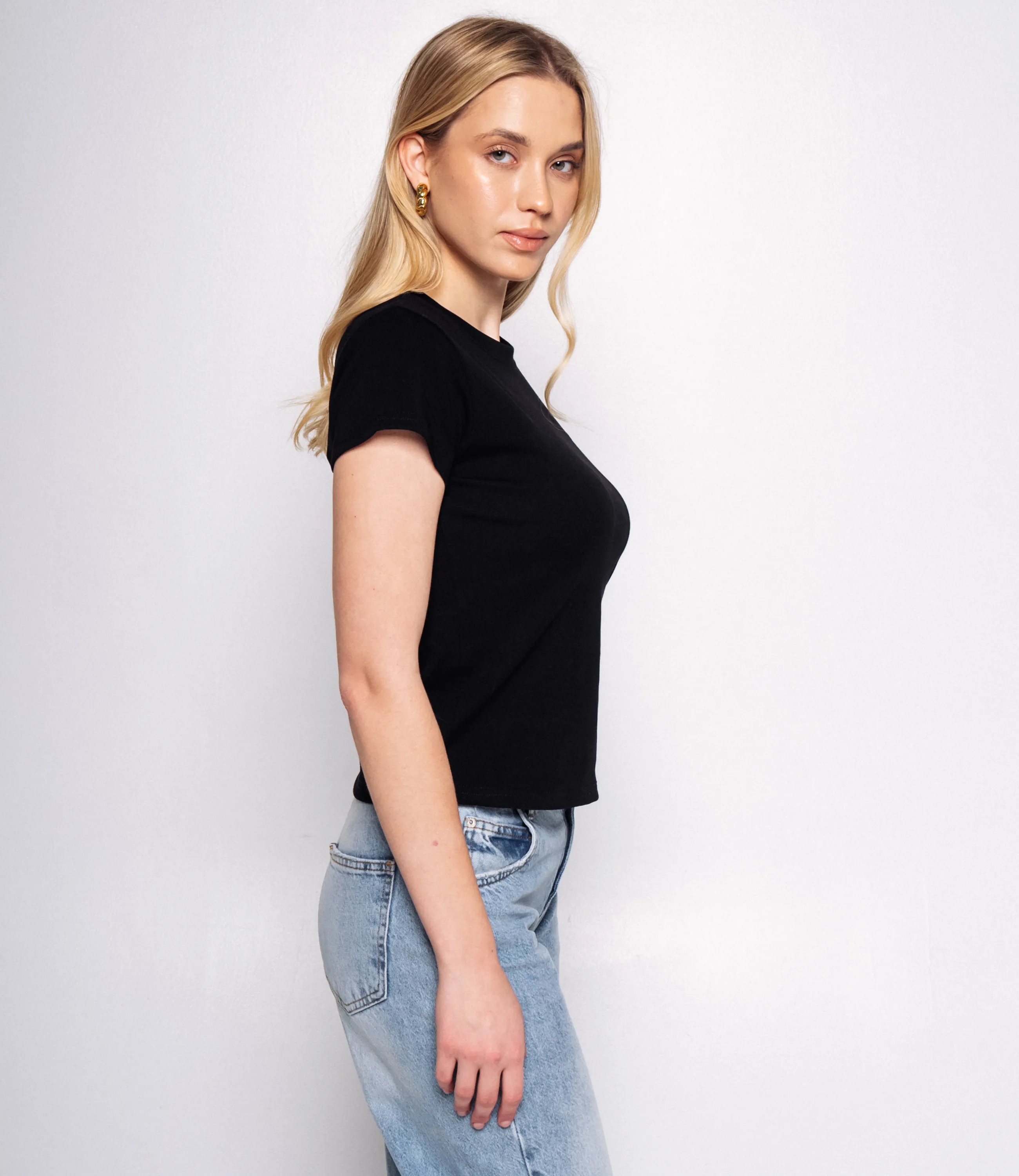 Футболка #КТ250365, чёрный - фото 2