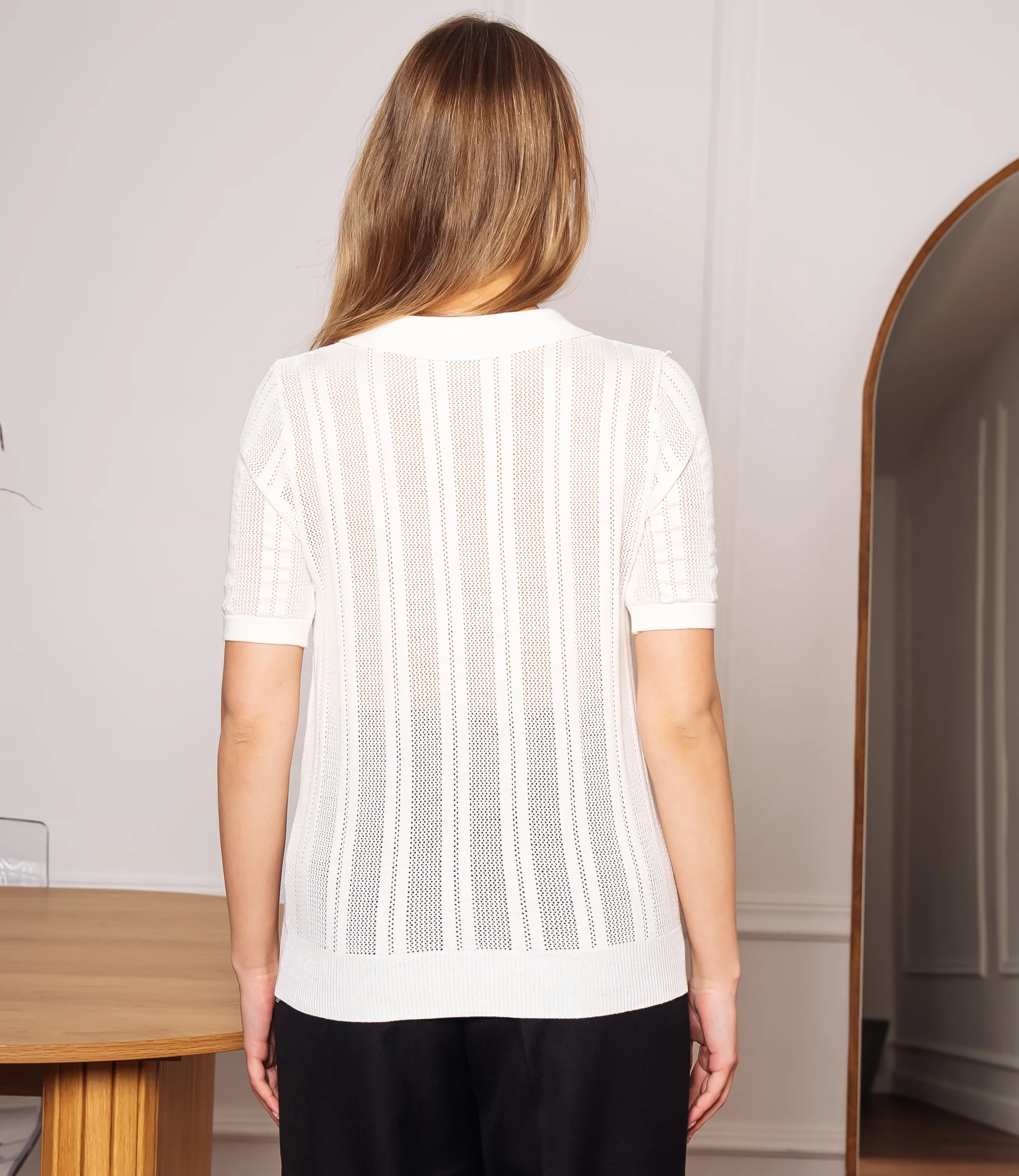 Футболка #КТ8209, белый - фото 3