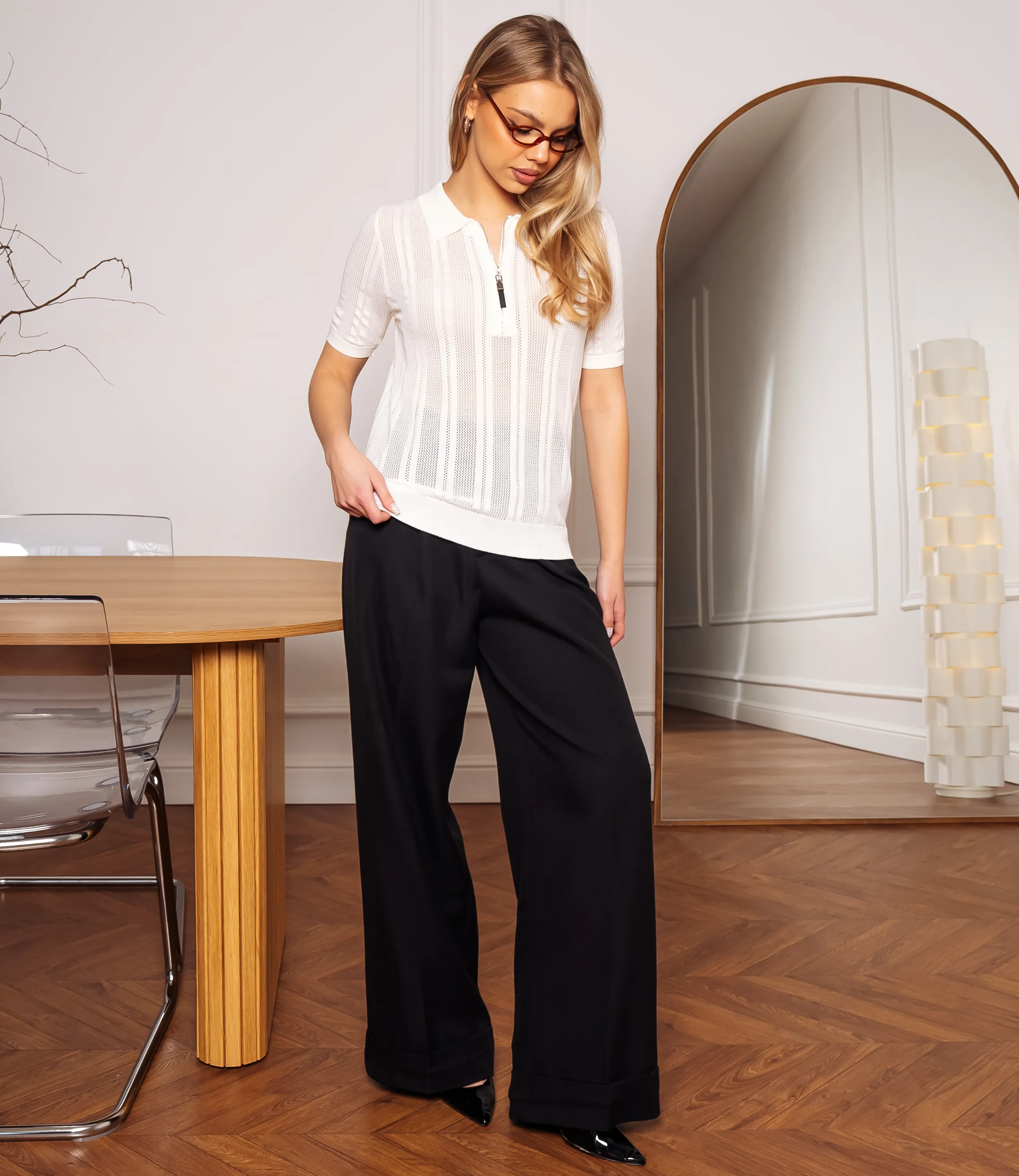 Футболка #КТ8209, белый - фото 4