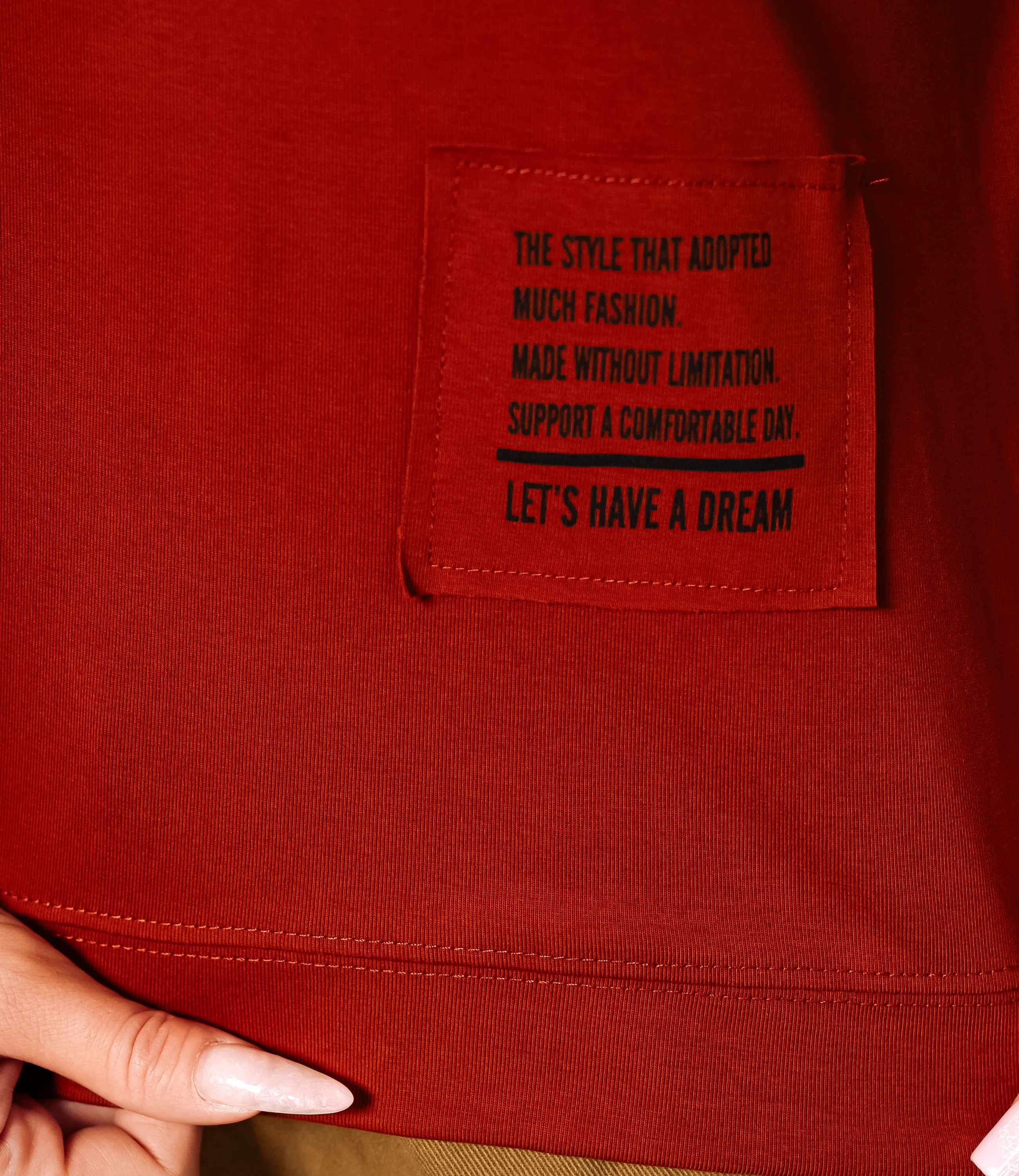 Футболка #КТ0467-55, терракотовый - фото 5