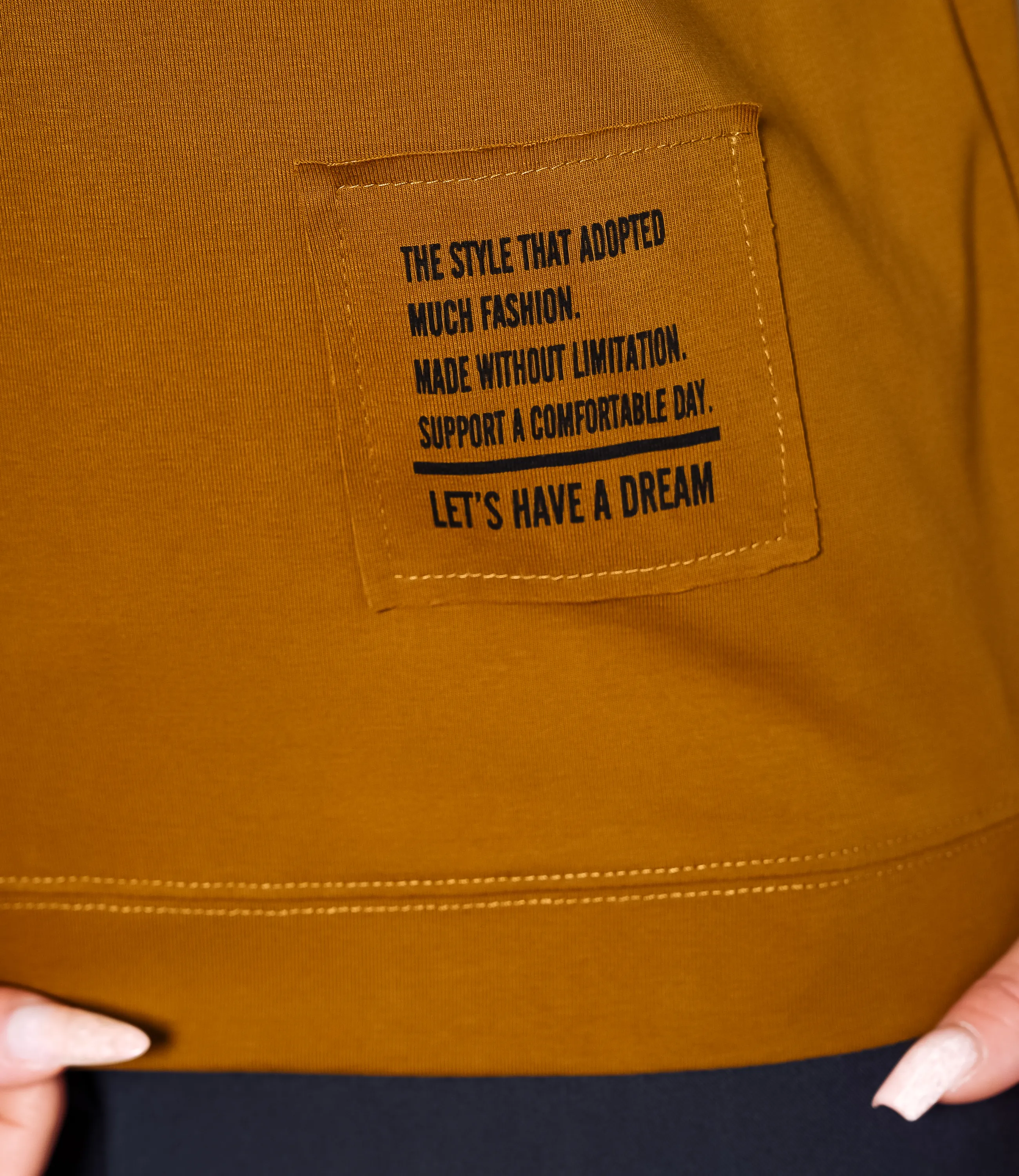 Футболка #КТ0467-55, хаки - фото 5