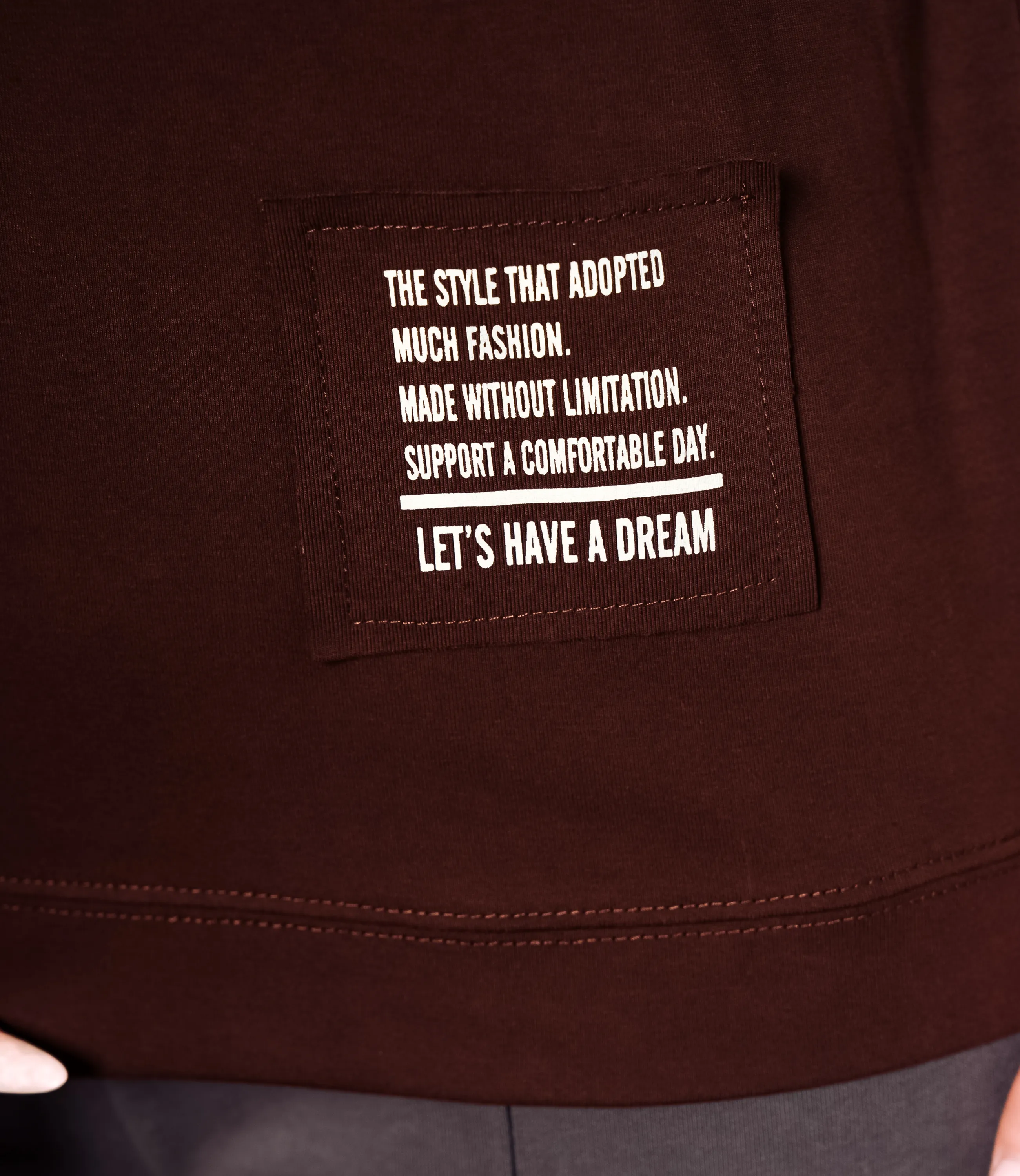 Футболка #КТ0467-55, шоколадный - фото 5