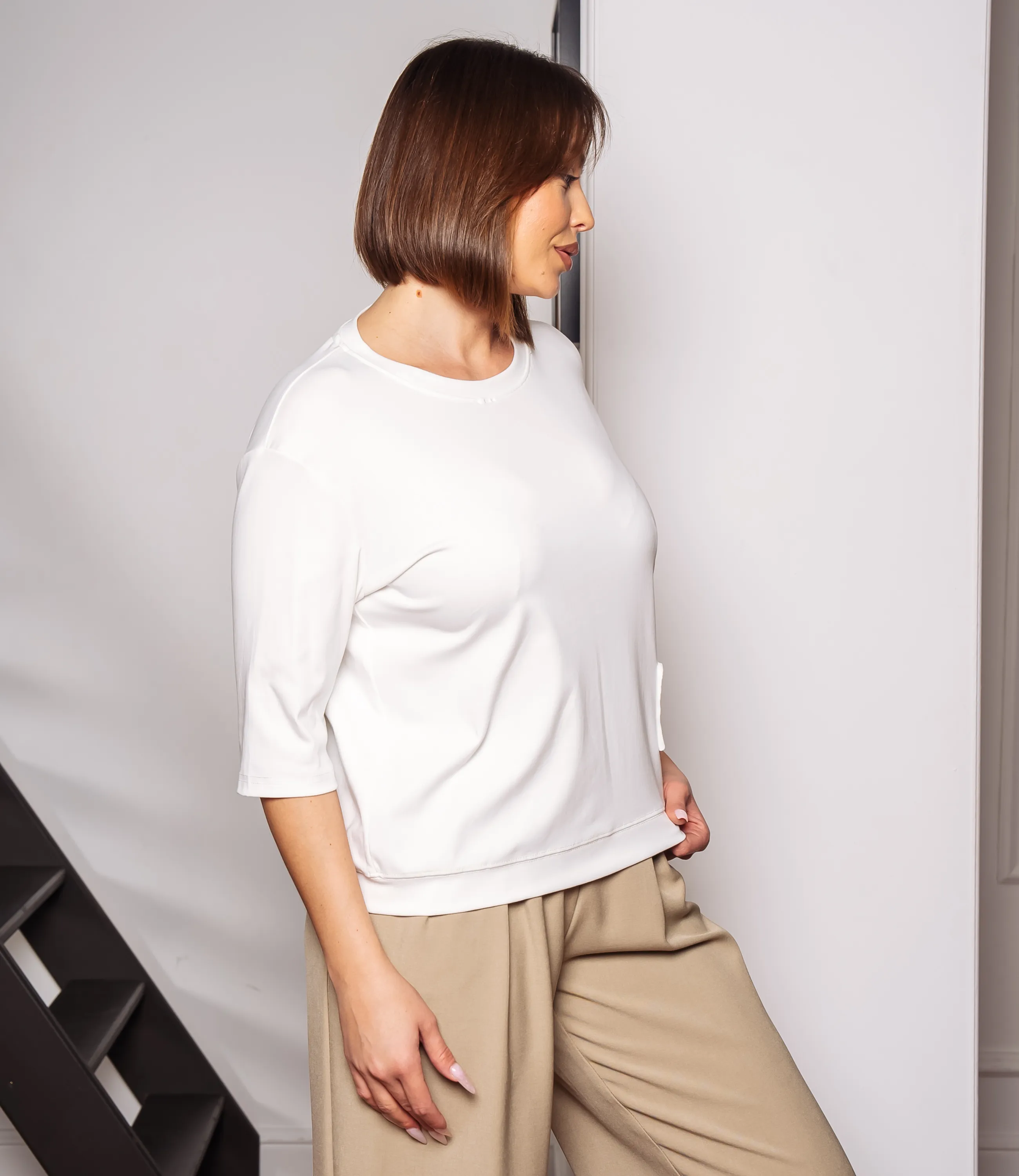 Футболка #КТ0467-55, белый - фото 2