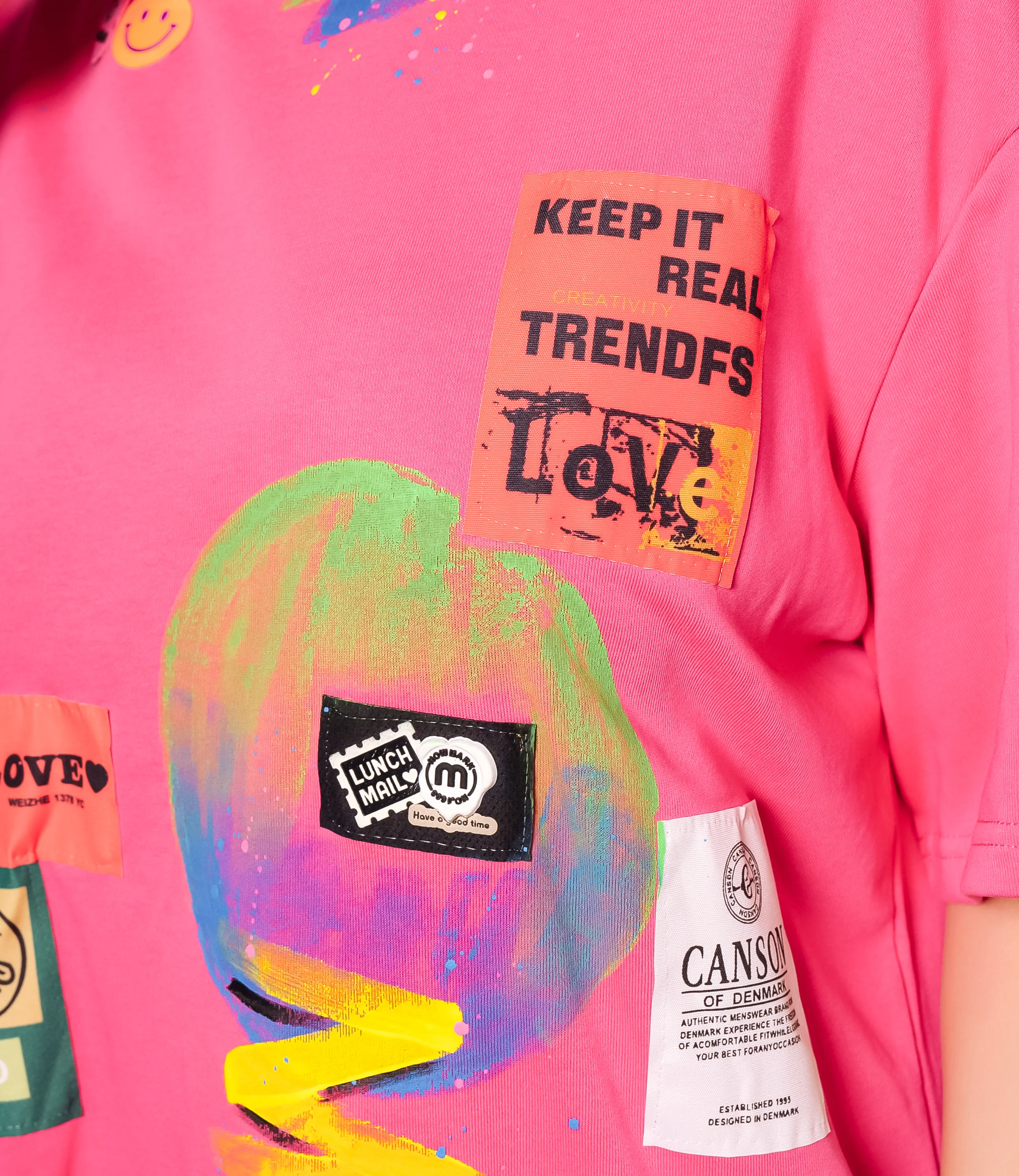 Футболка #КТ8290, фуксия - фото 5