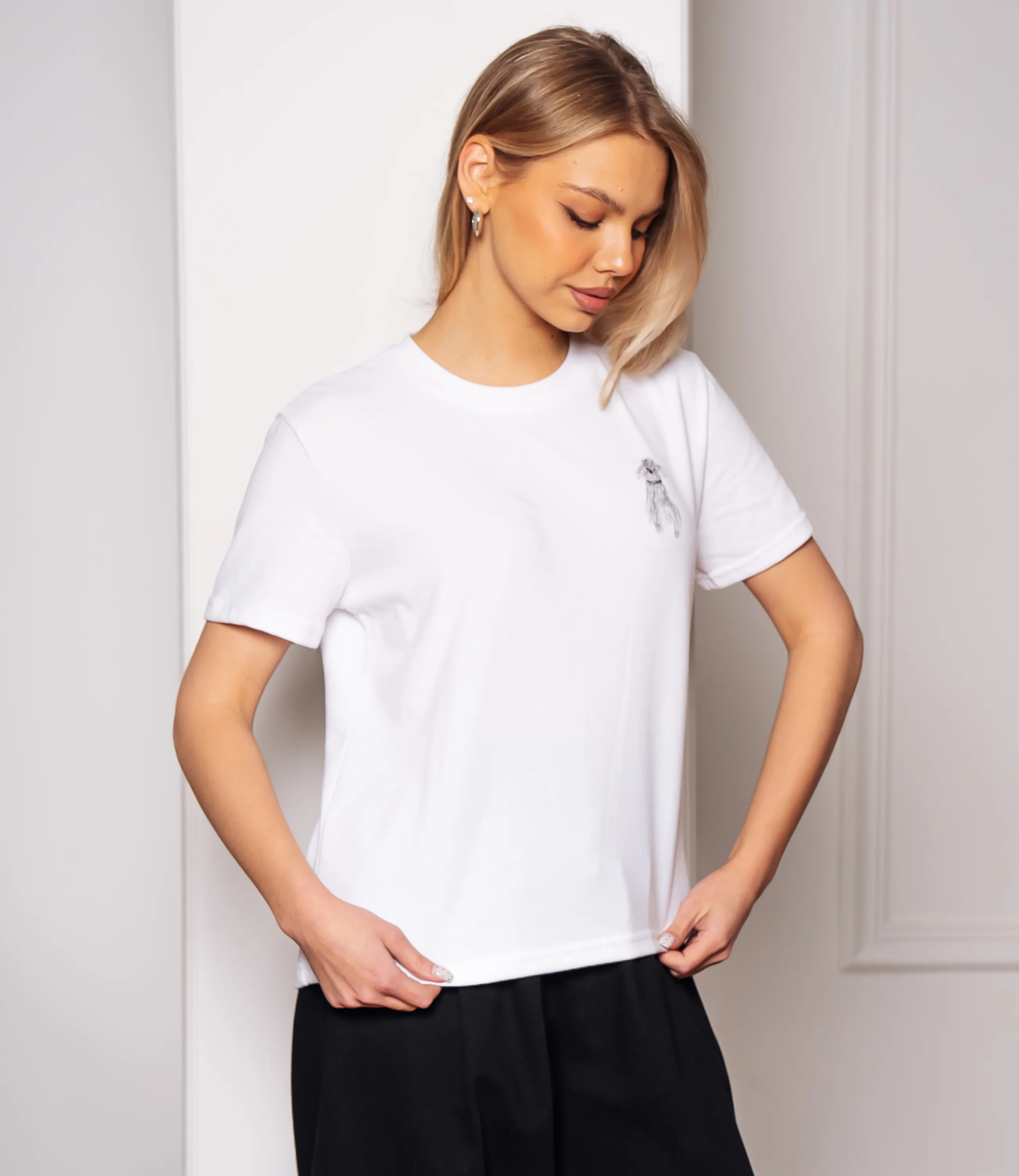 Футболка #КТ3873, белый - фото 2