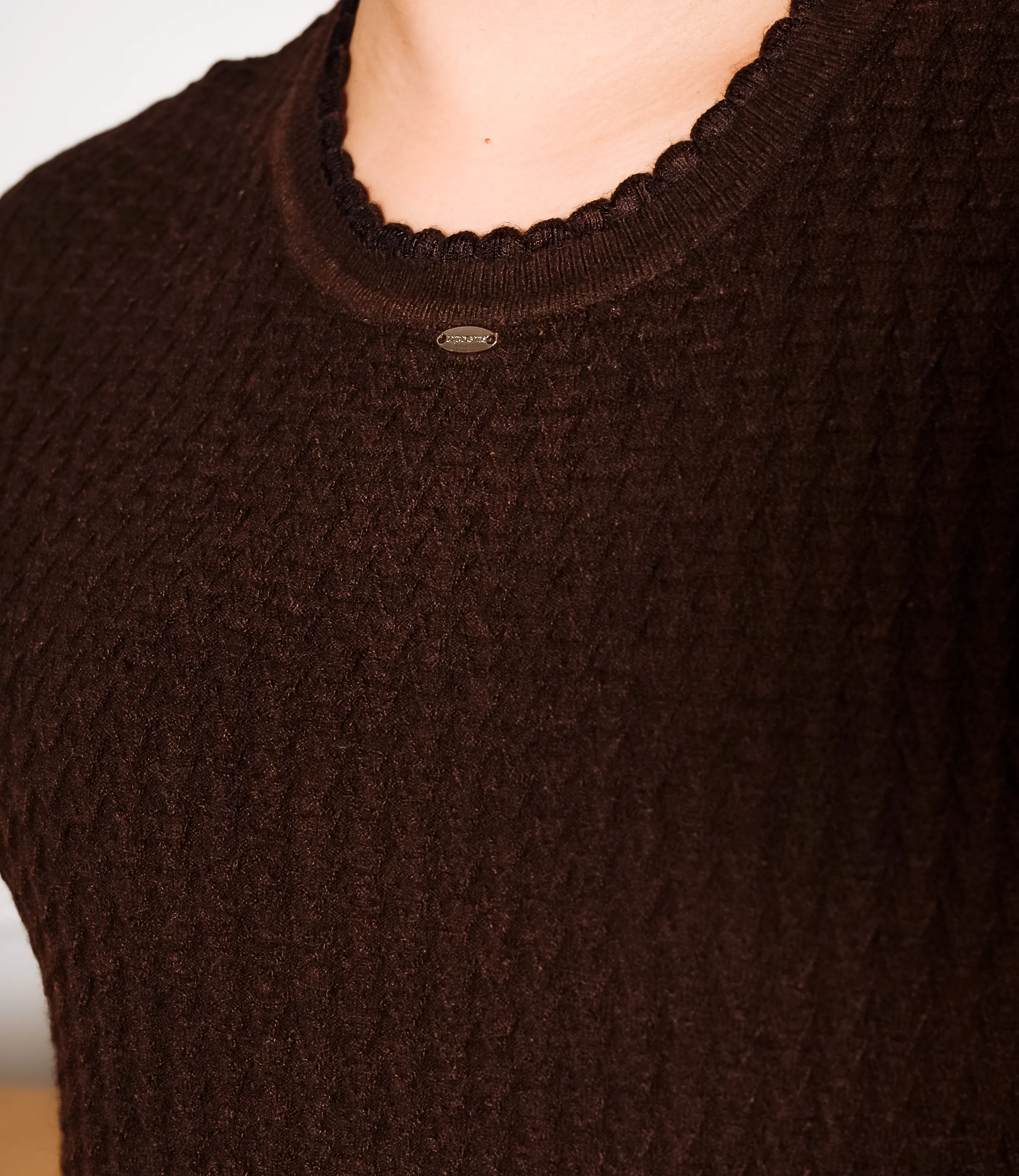 Футболка #КТ6021 (3), шоколадный - фото 5