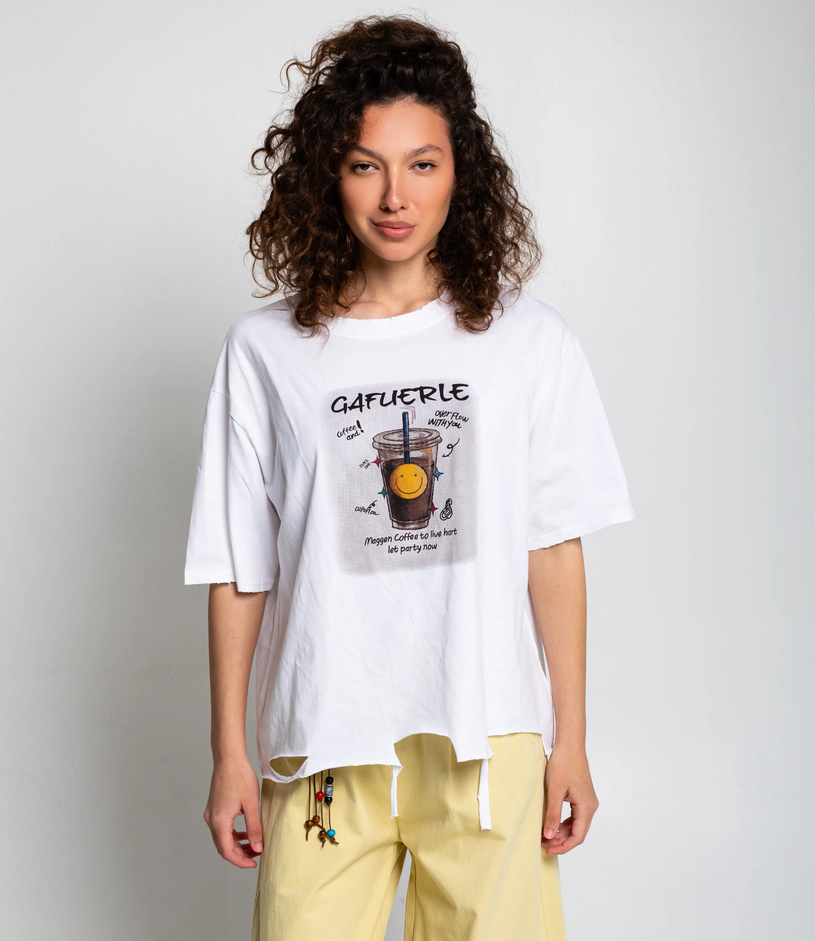 Футболка #КТ2603 (4), белый - фото 1