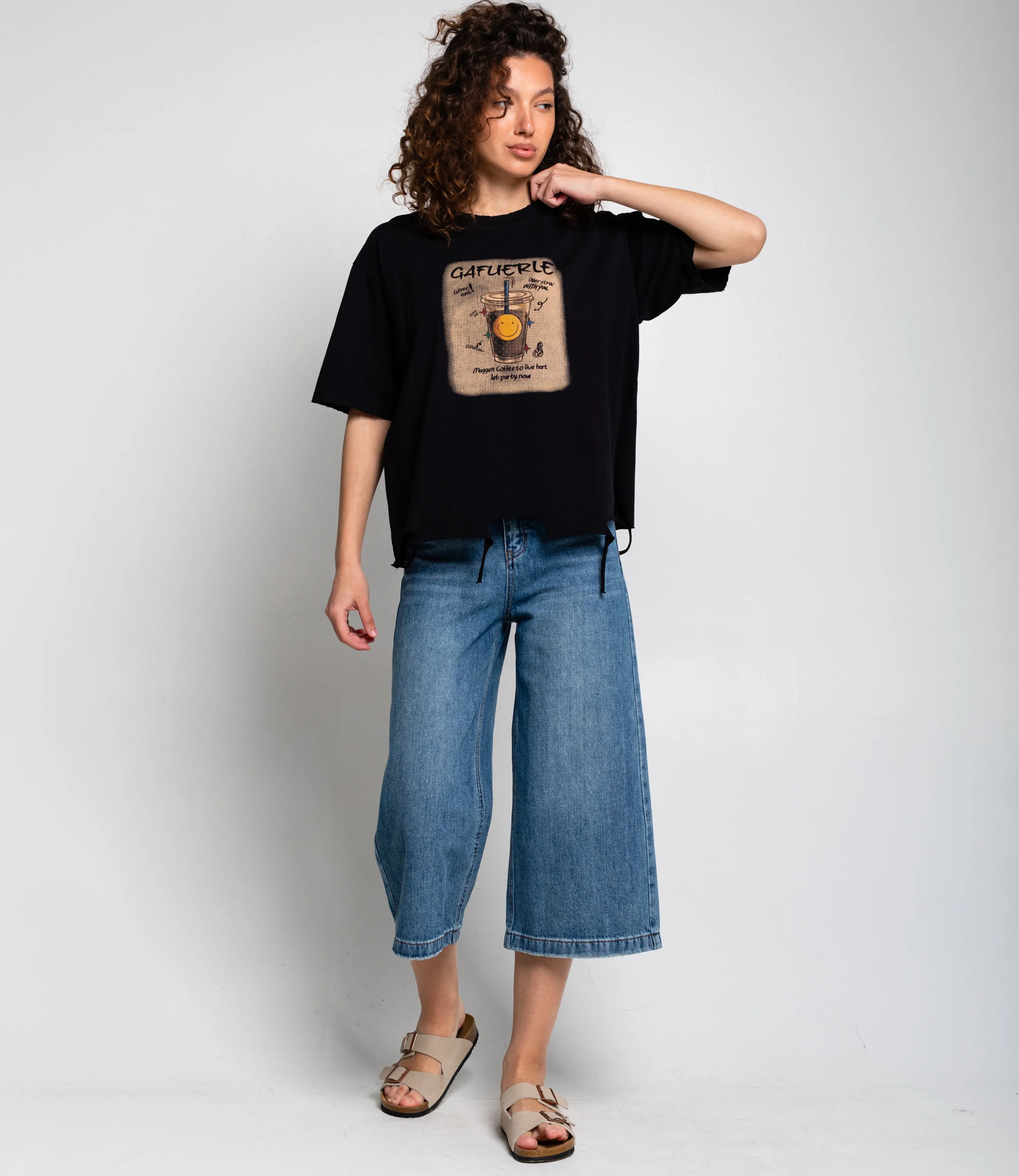 Футболка #КТ2603 (4), чёрный - фото 4