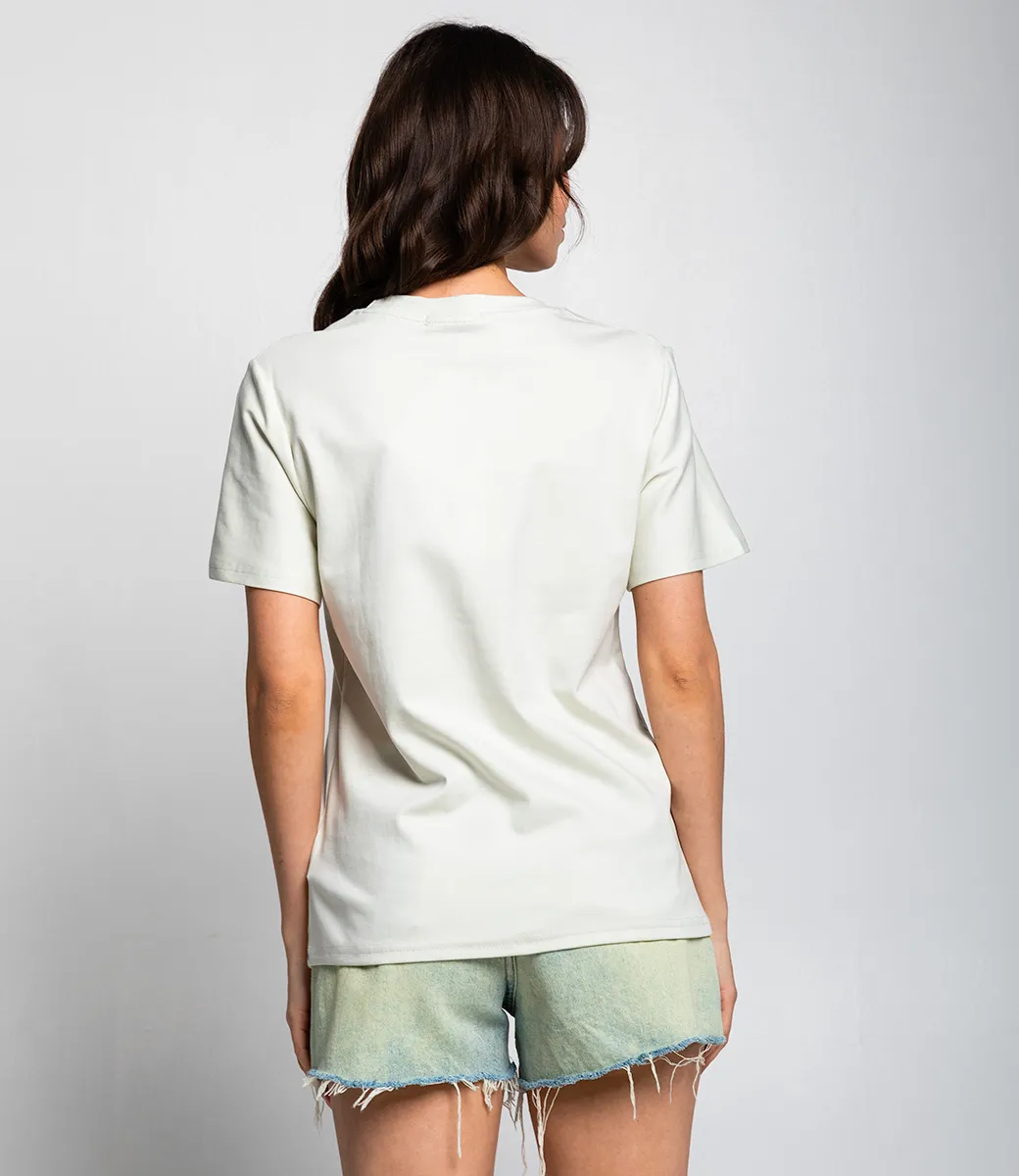 Футболка #КТ214-34, зелёный чай - фото 3