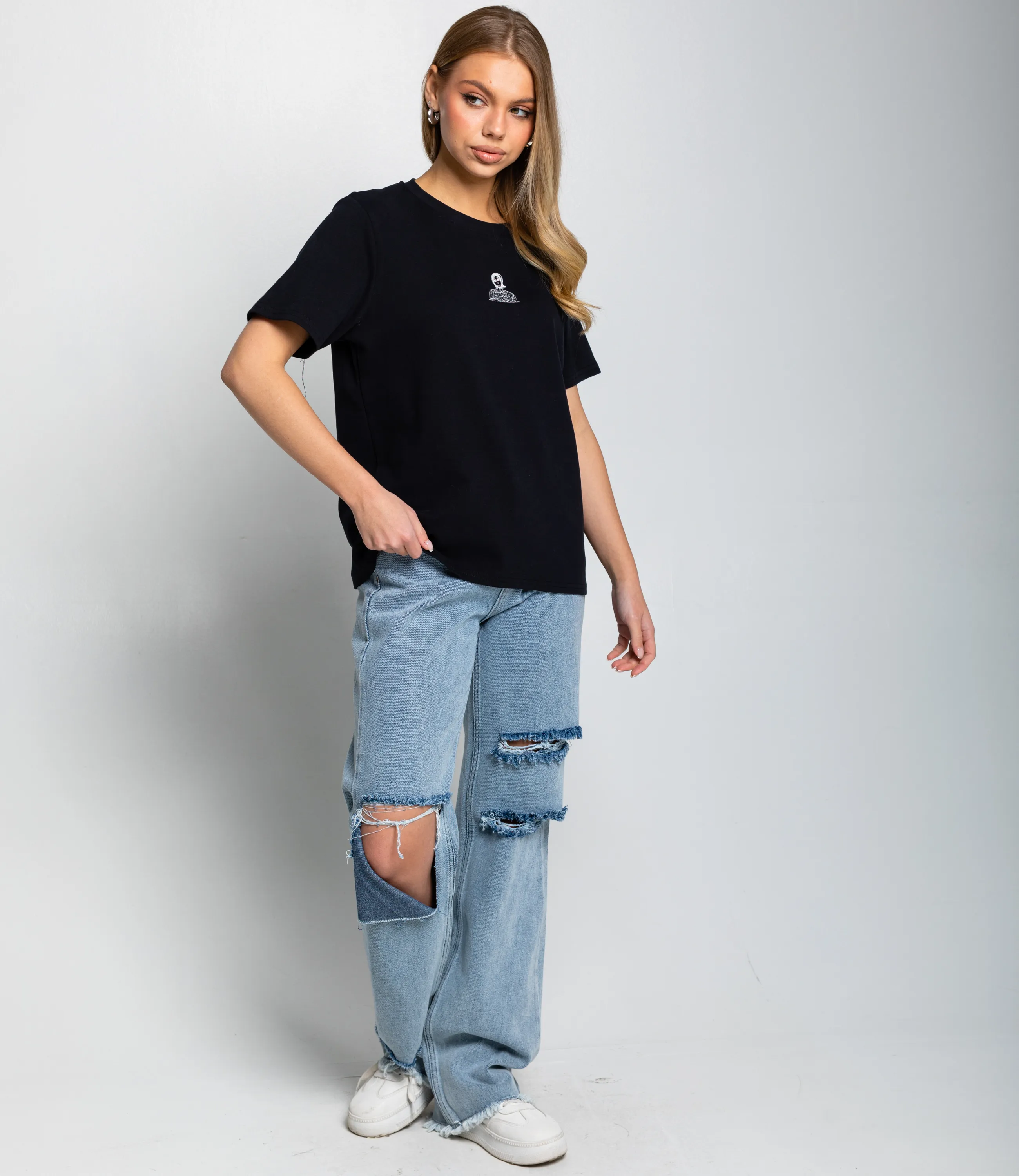 Футболка #КТ6120, чёрный - фото 4