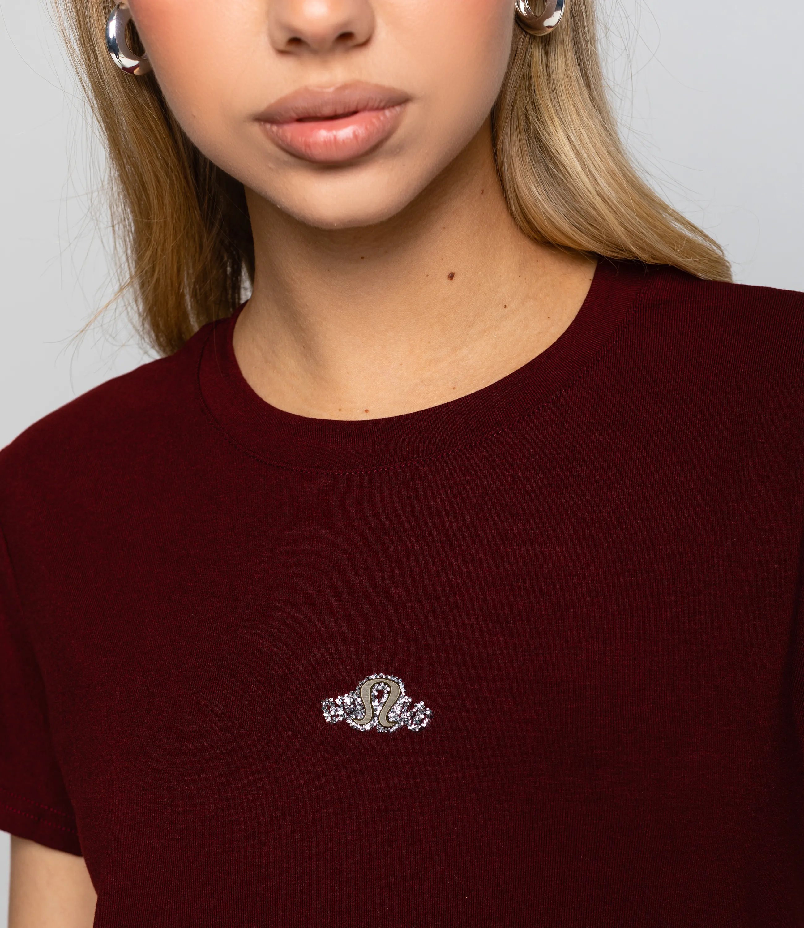 Футболка #КТ623 (5), бордовый - фото 5