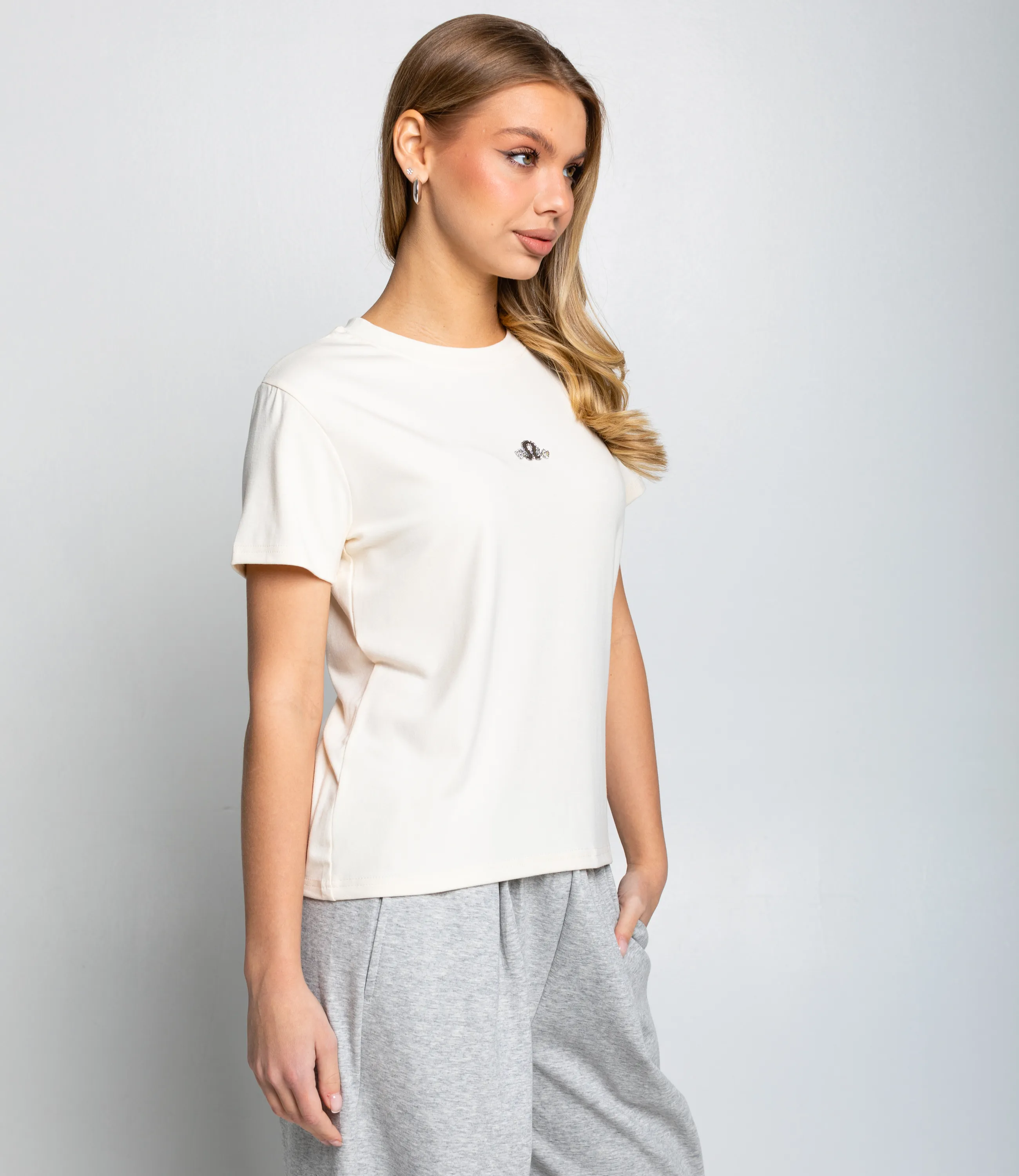 Футболка #КТ623 (5), кремовый - фото 2